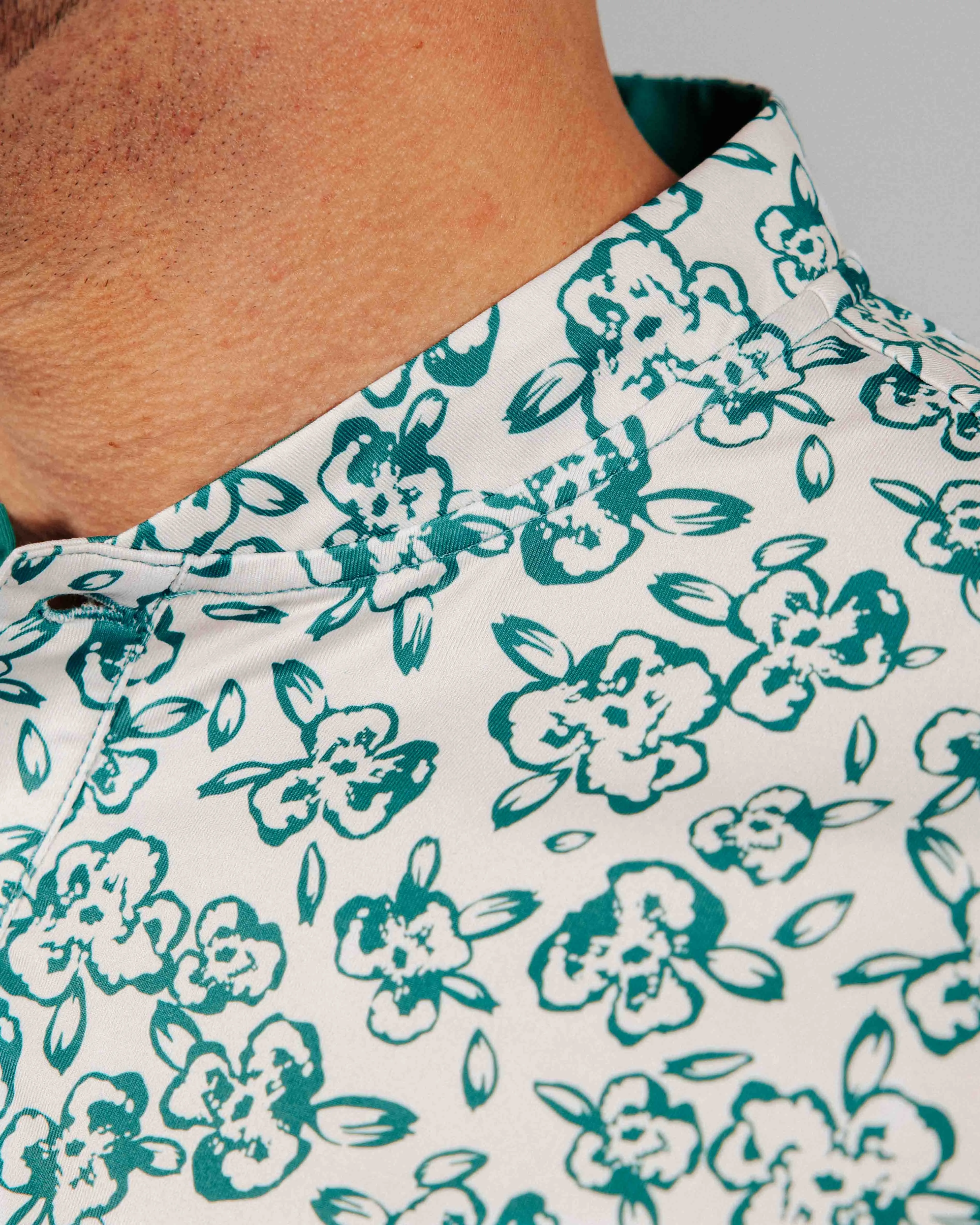 Aloha Blade Collar Polo,Men Top