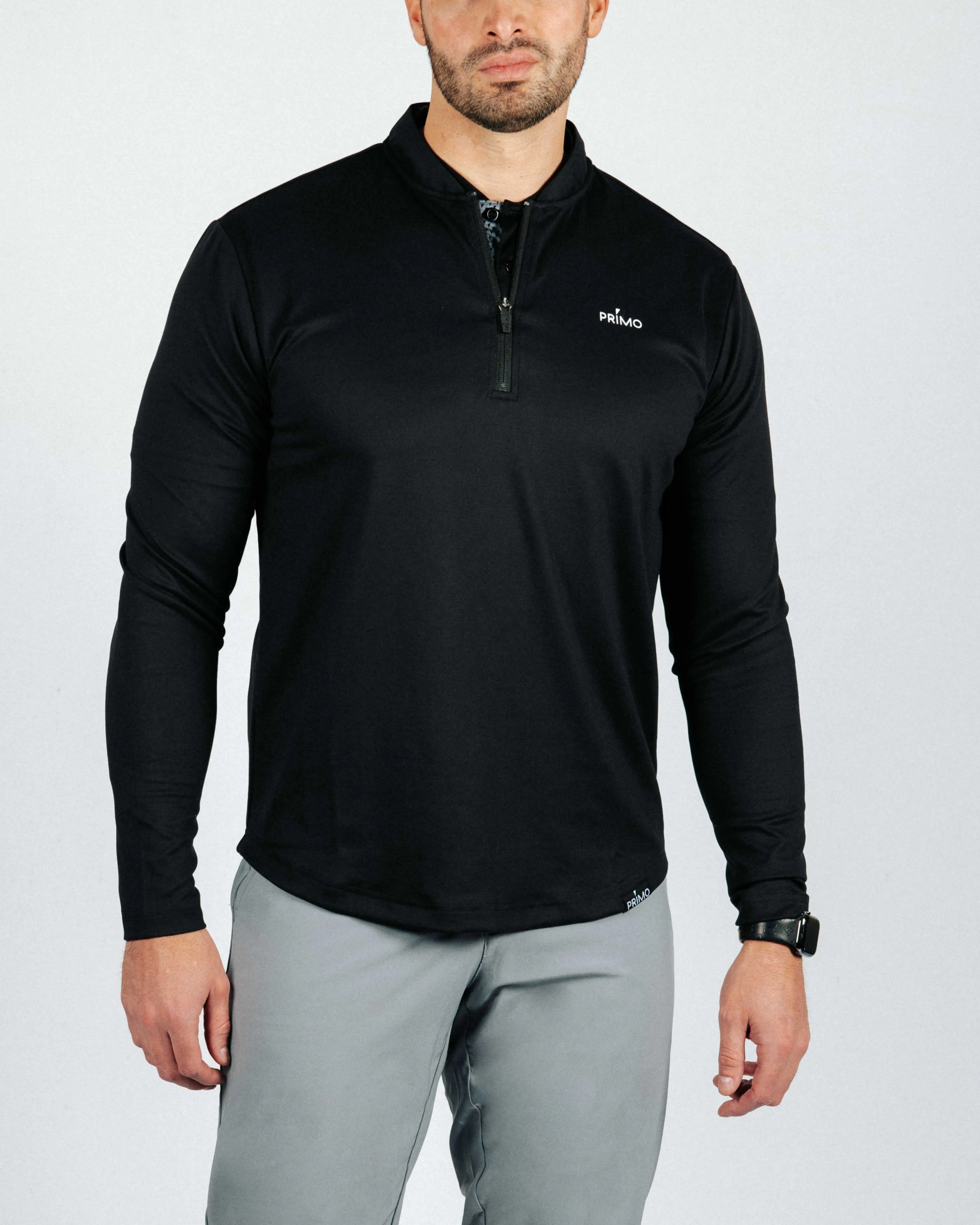 Black Blade Quarter Zip,Men Top