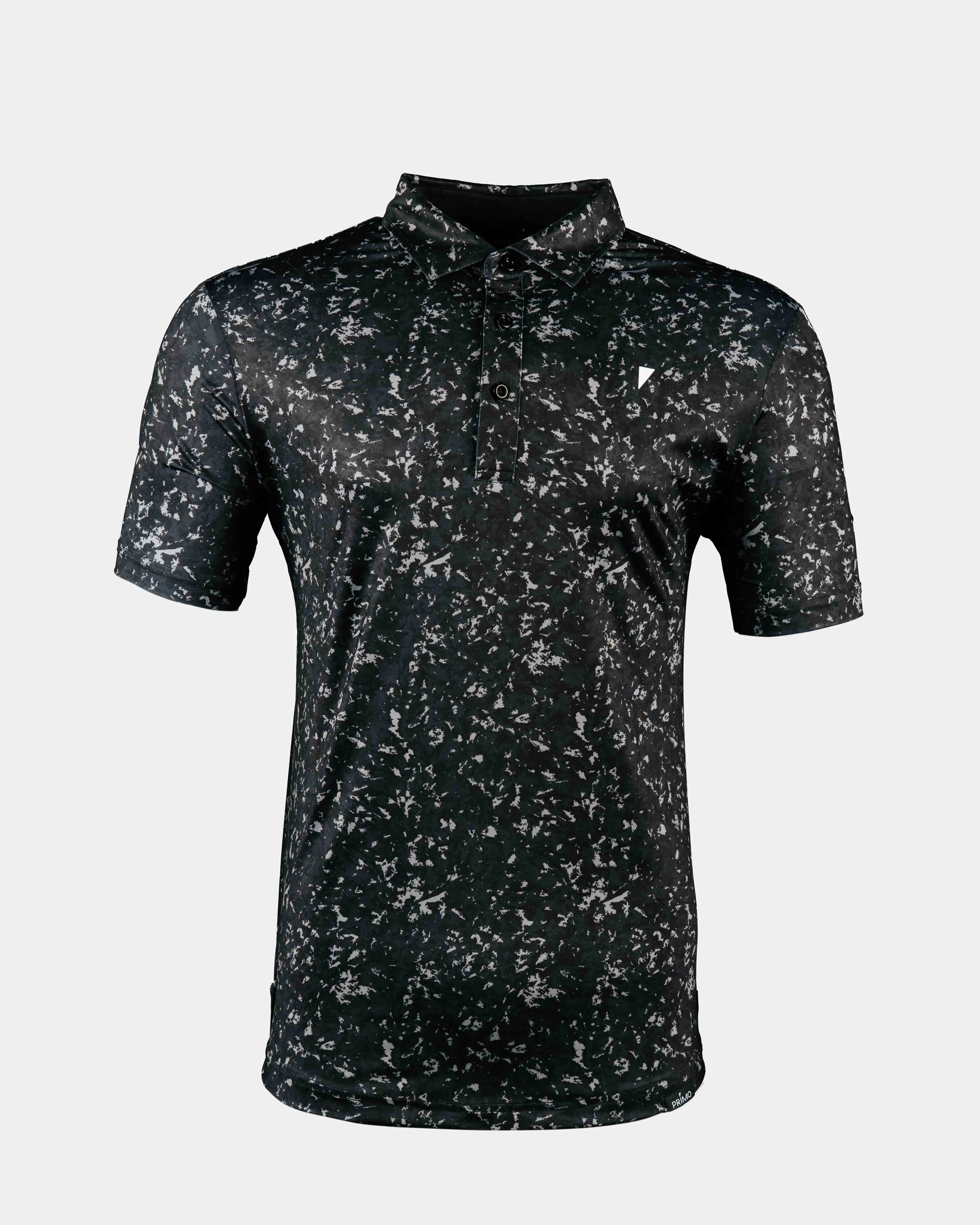 Black Camo Classic Polo,Men Top