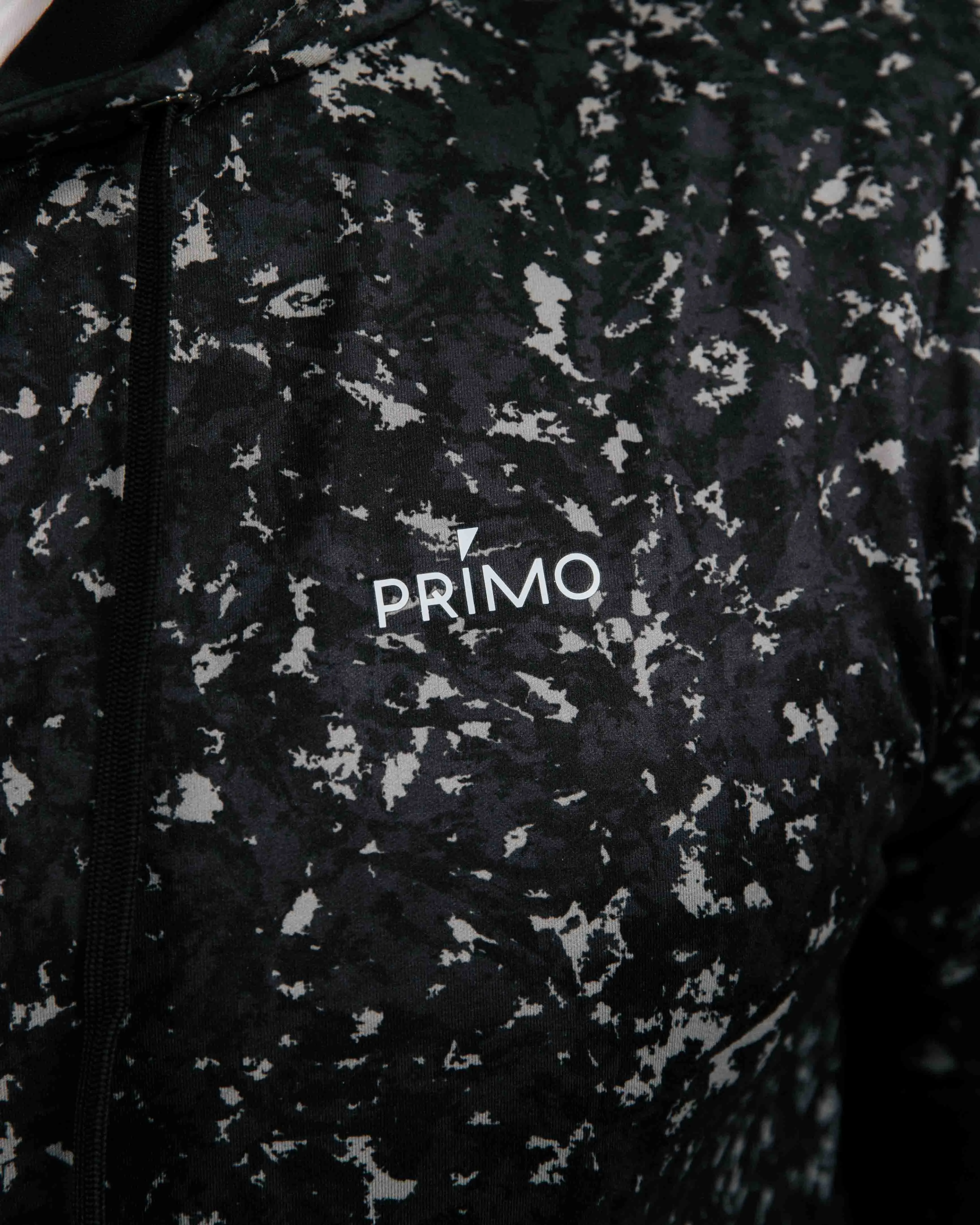 Black Camo Golf Hoodie,Men Top