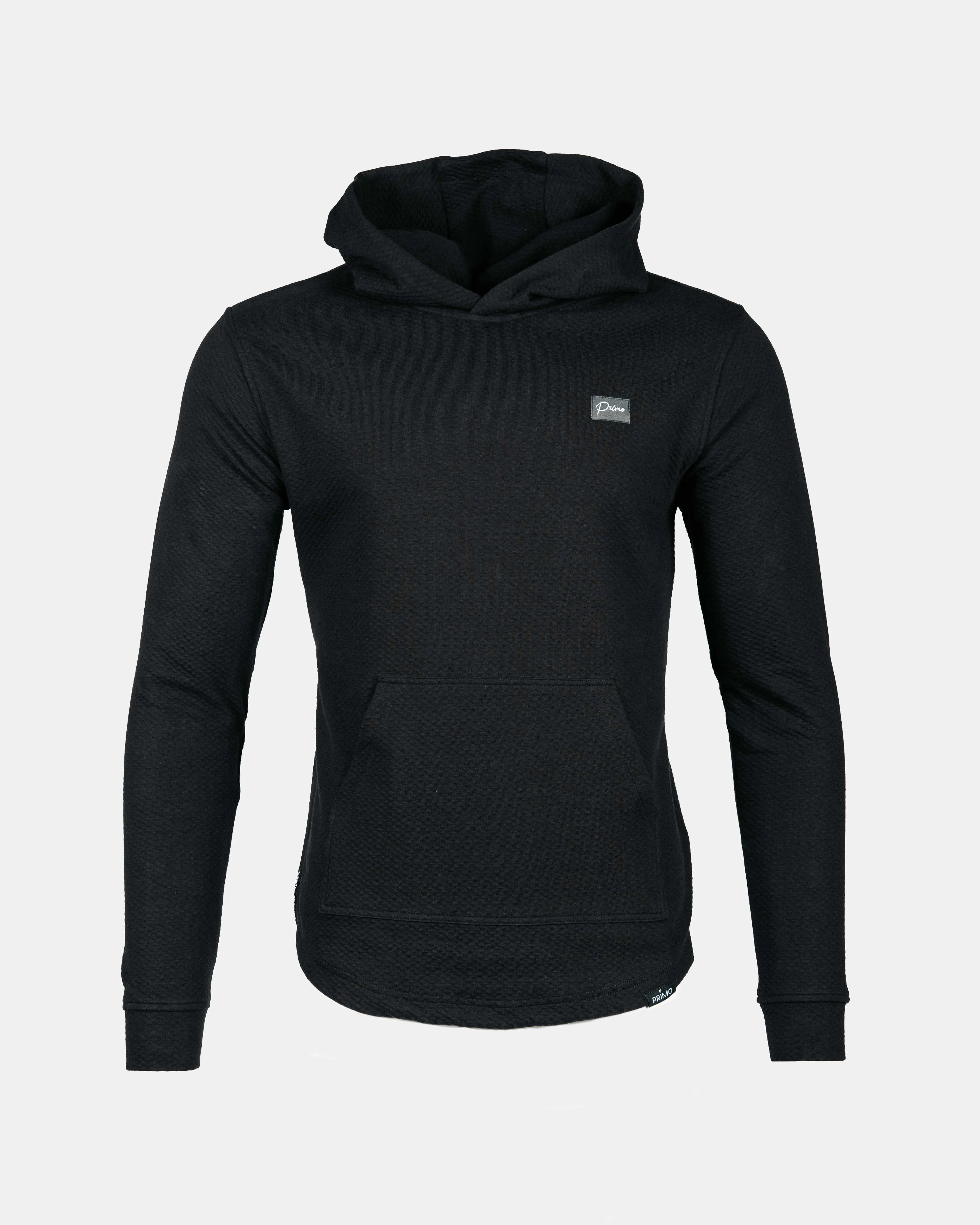 Black GH Waffle Hoodie,Men Top