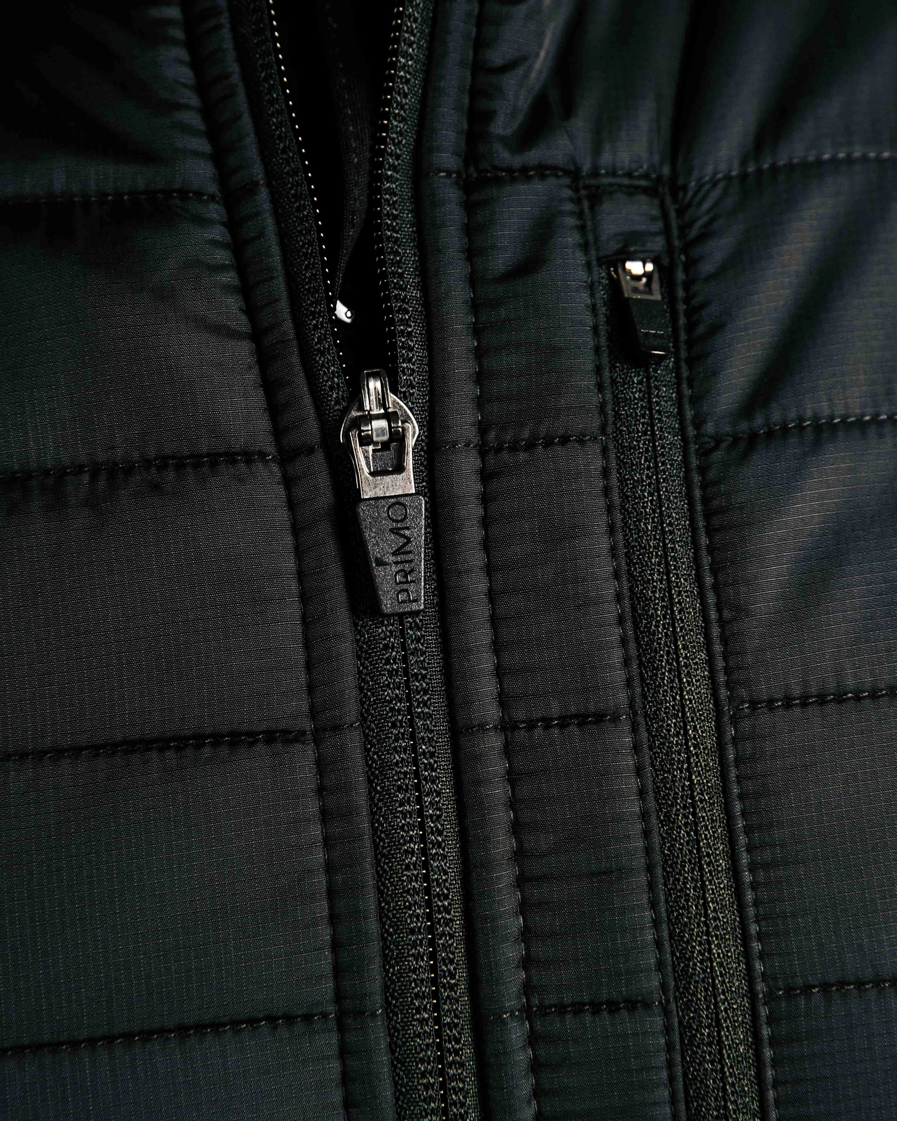 Black Hybrid Jacket,Men Top