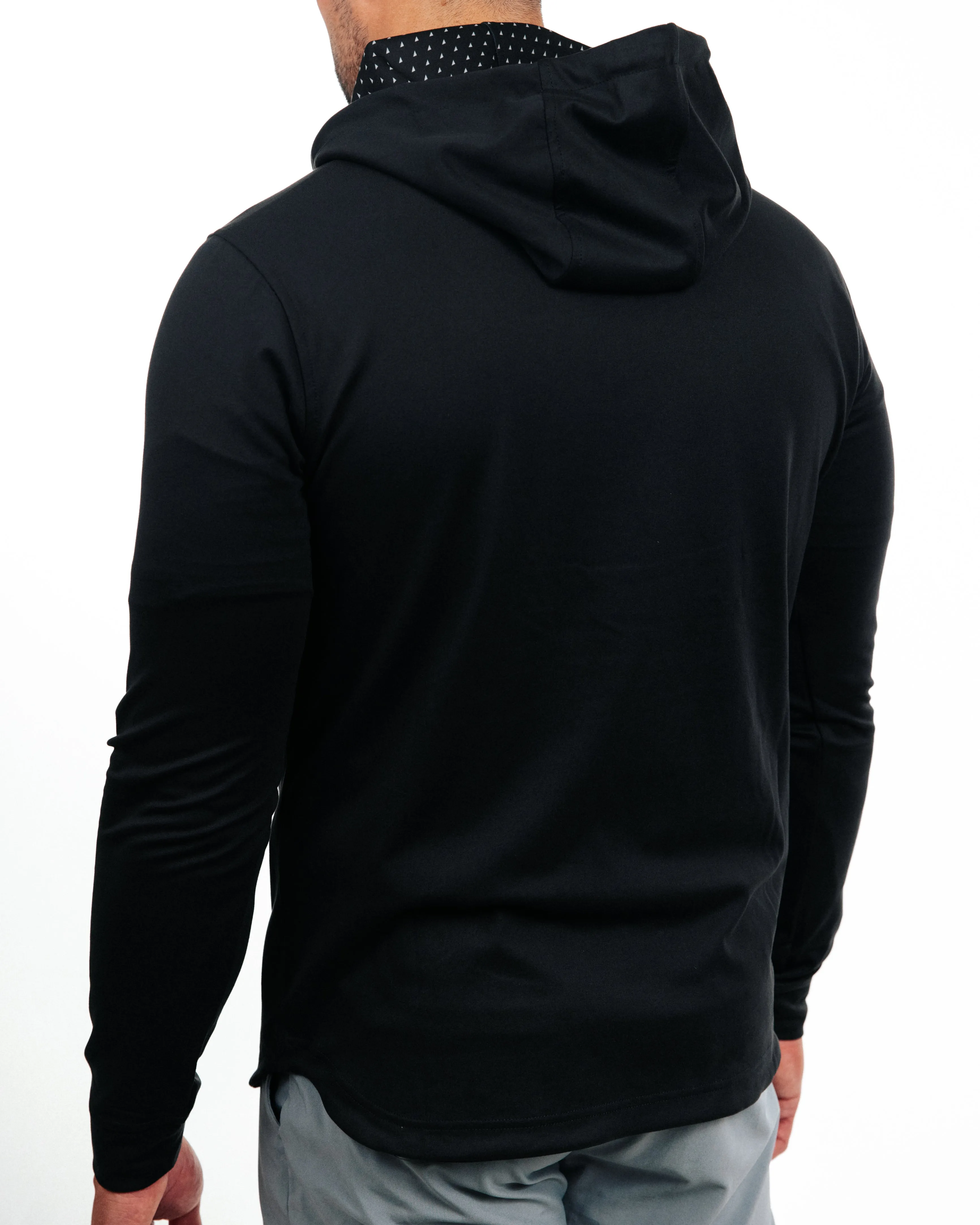 Black HyFlyers Golf Hoodie,Men Top