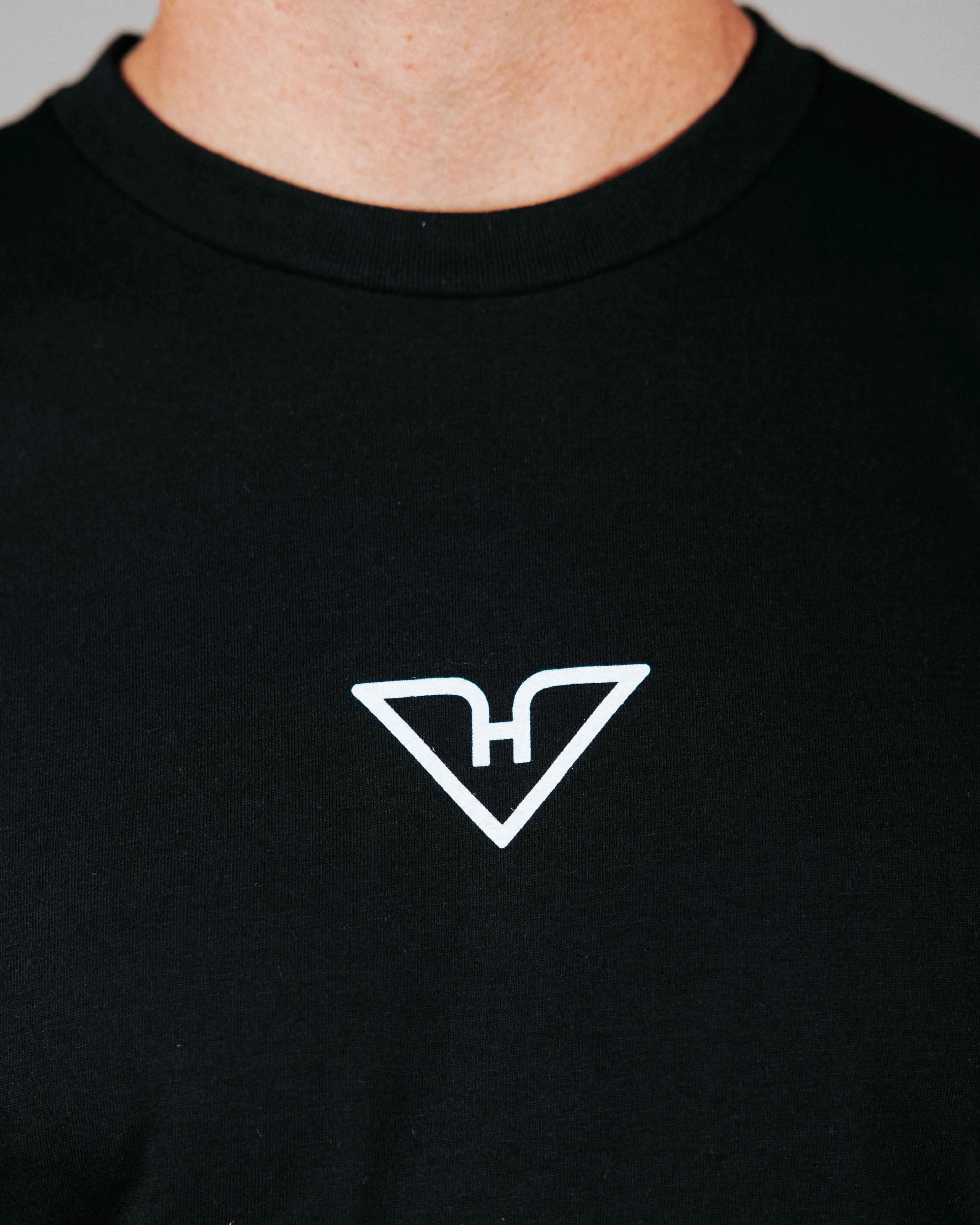 Black HyFlyers Logo Tee,Men Top