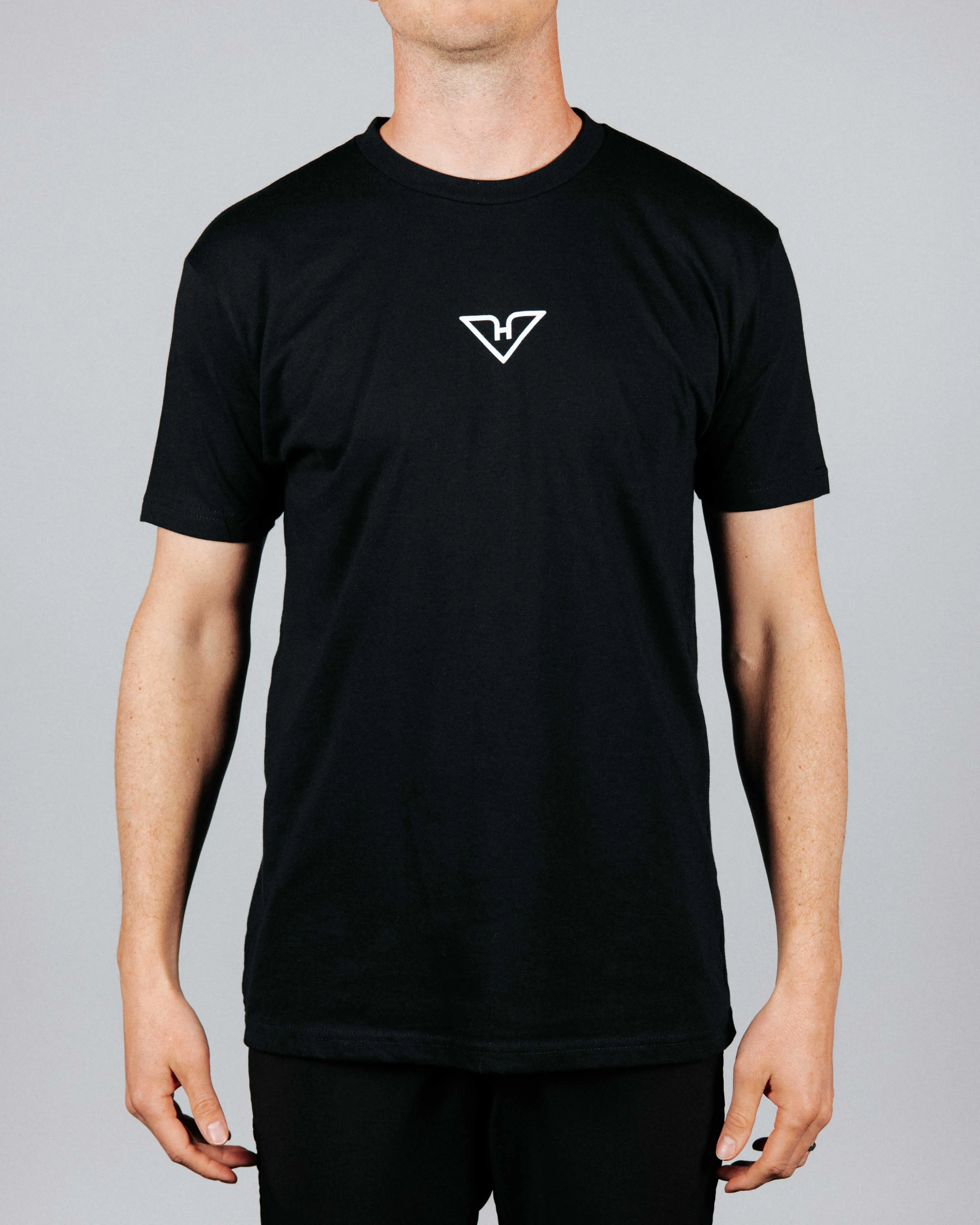 Black HyFlyers Logo Tee,Men Top