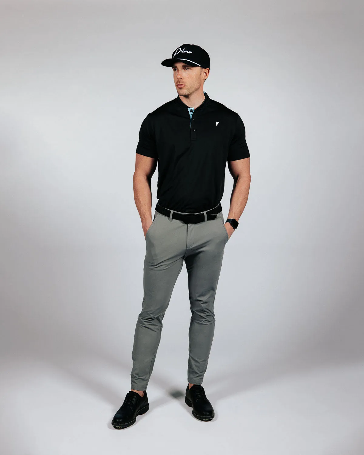 Black Ice Blade Polo,Men Top