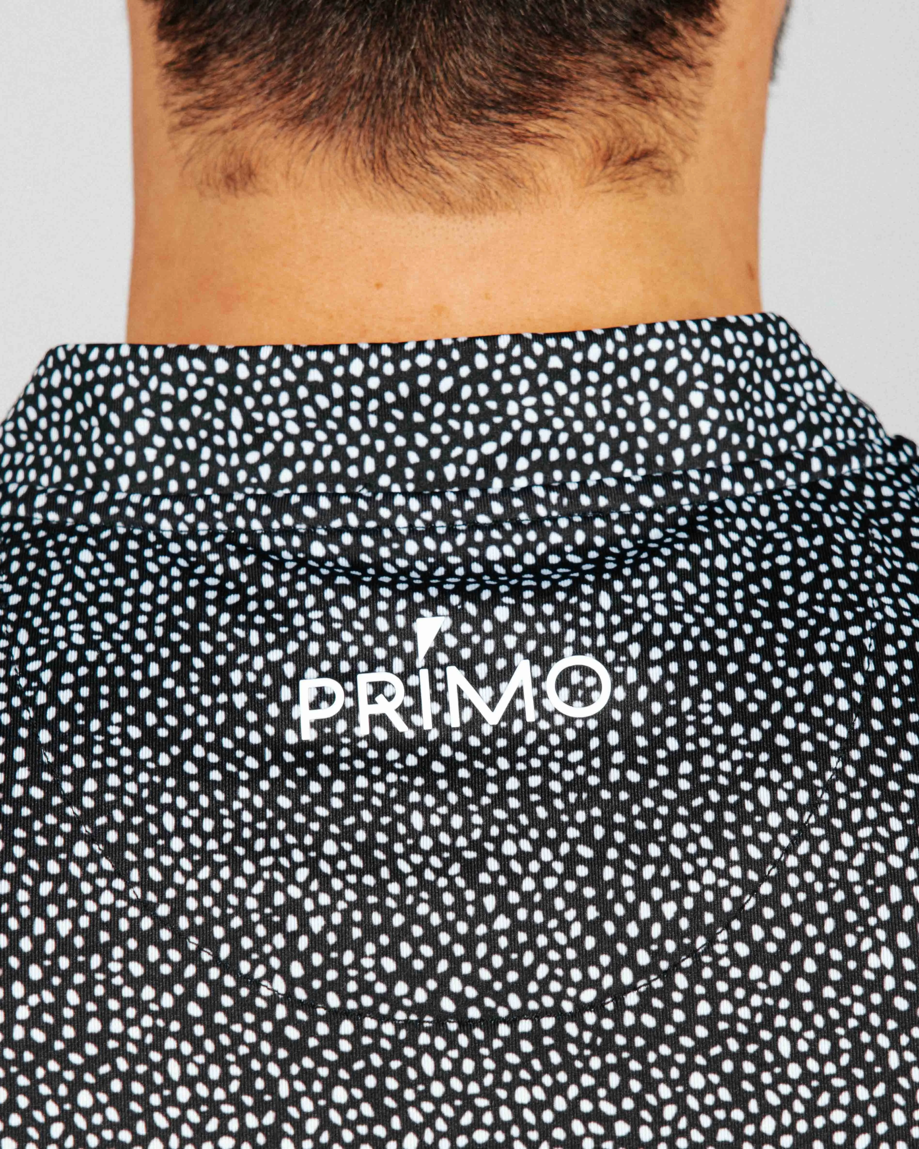 Black Pebble Blade Polo,Men Top