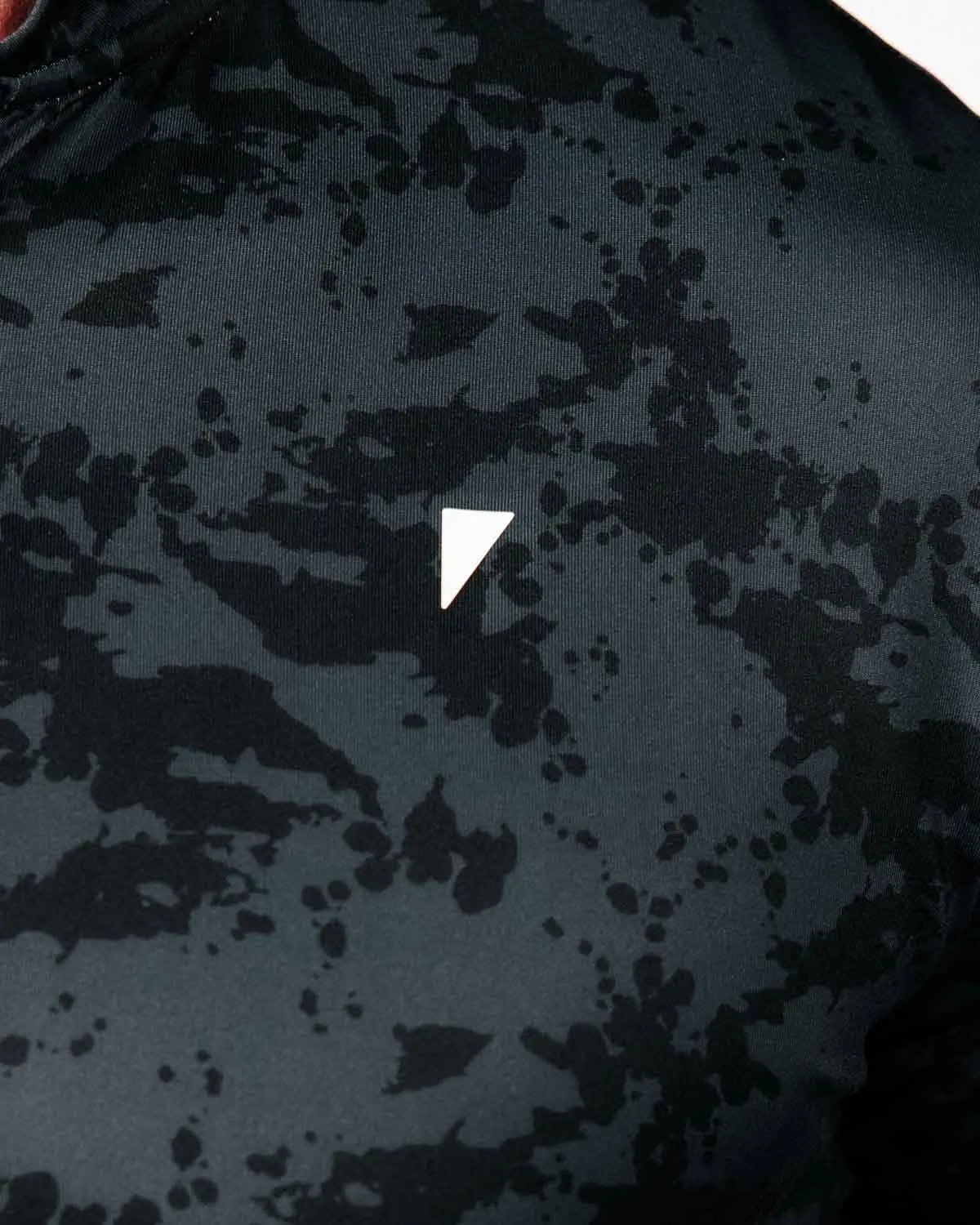 Black Splatter Blade Polo,Men Top