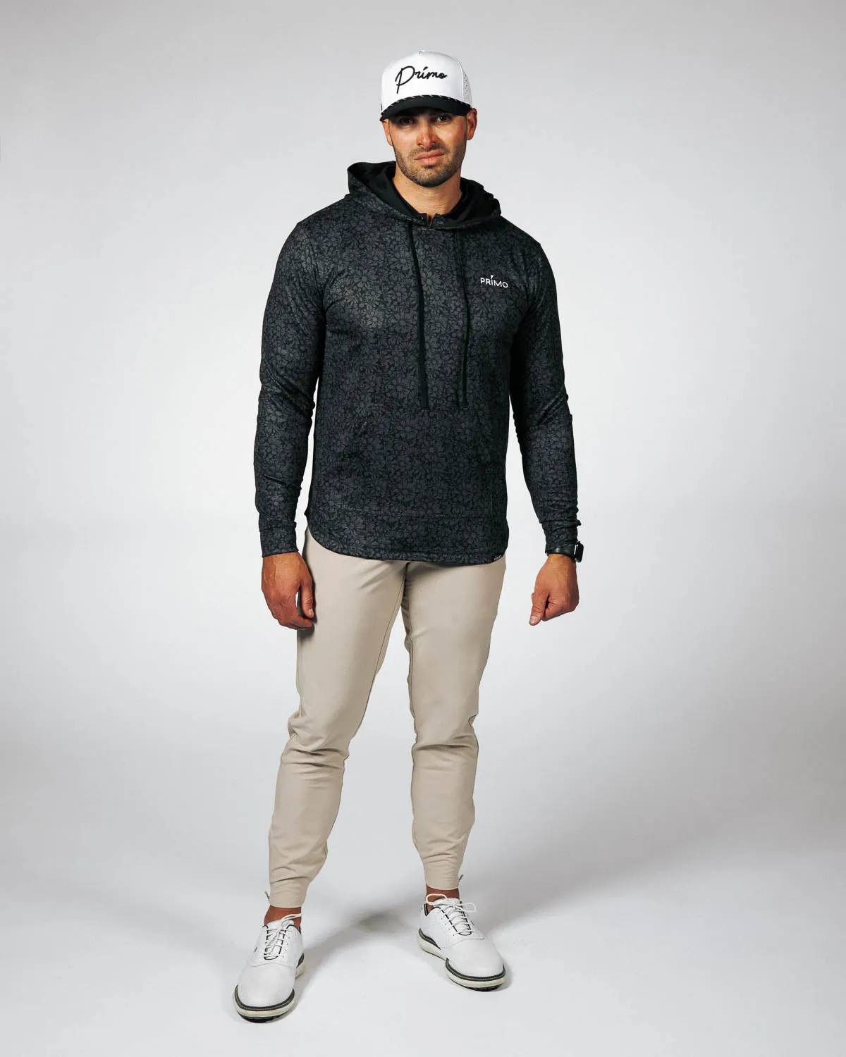 Black Sunflower Golf Hoodie,Men Top