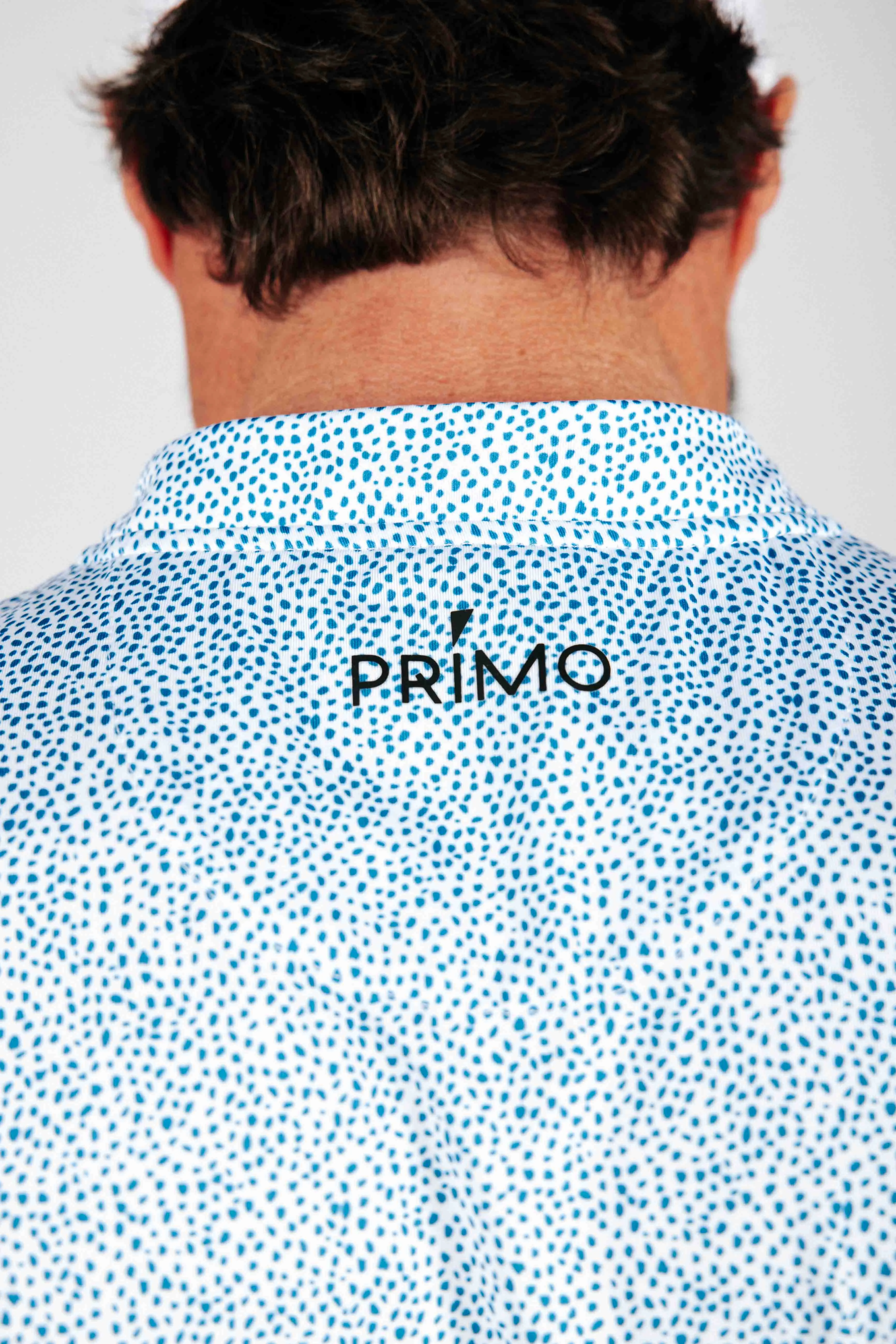 Blue Pebble Blade Polo,Men Top