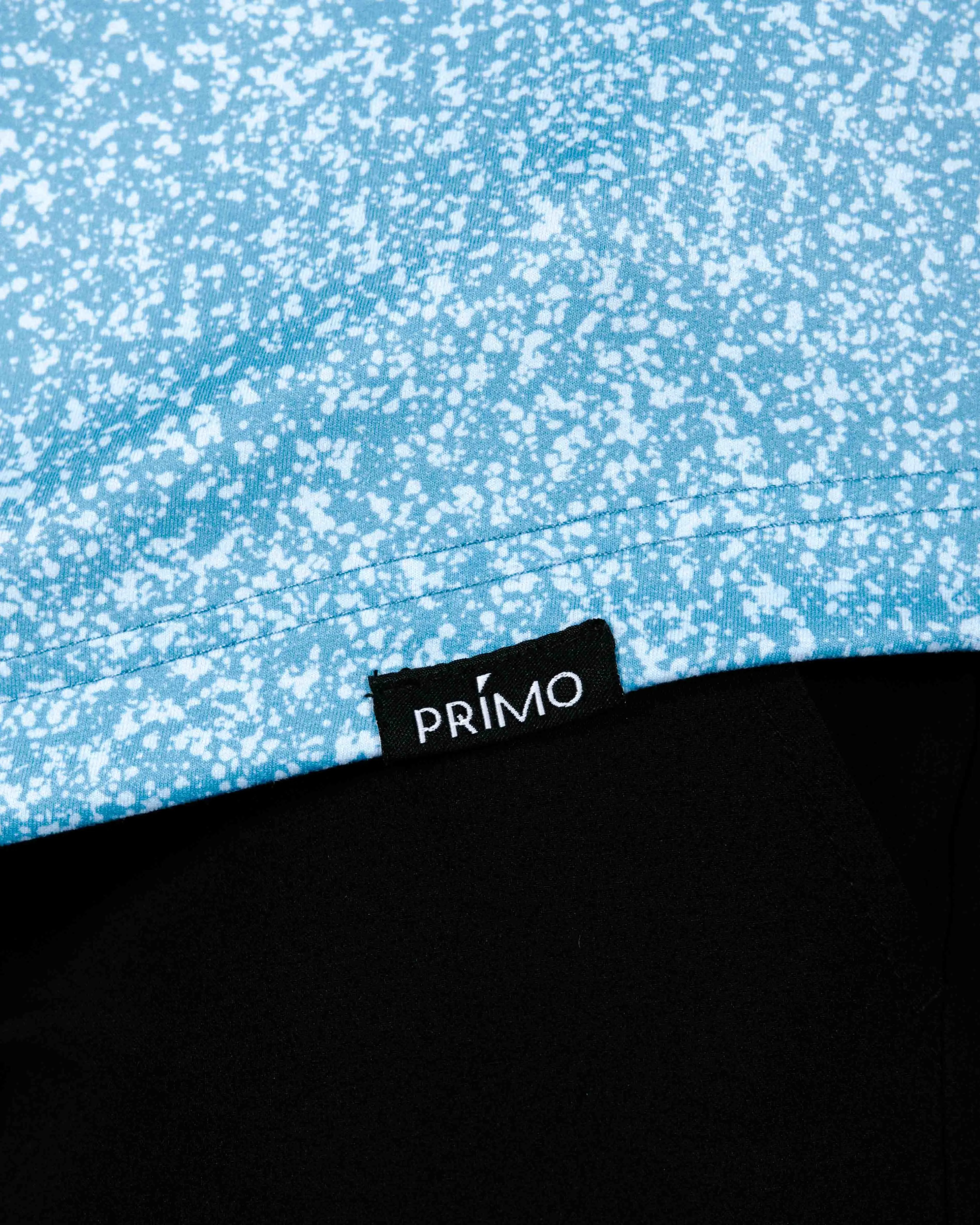 Blue Static Blade Quarter Zip,Men Top