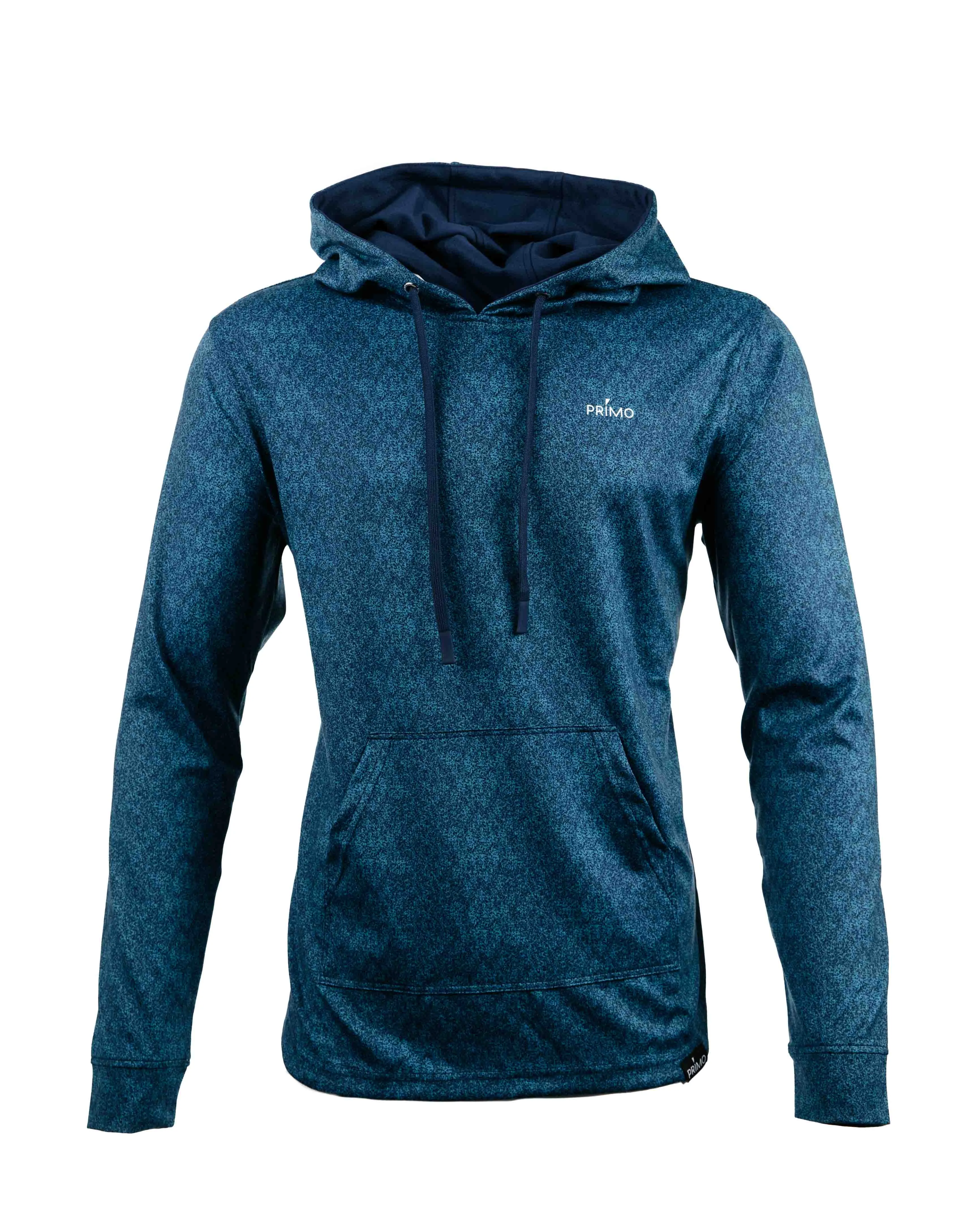 Blue Static Golf Hoodie,Men Top