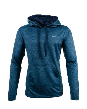 Blue Static Golf Hoodie,Men Top