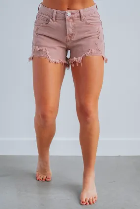 Charleigh Risen Shorts - Mauve
