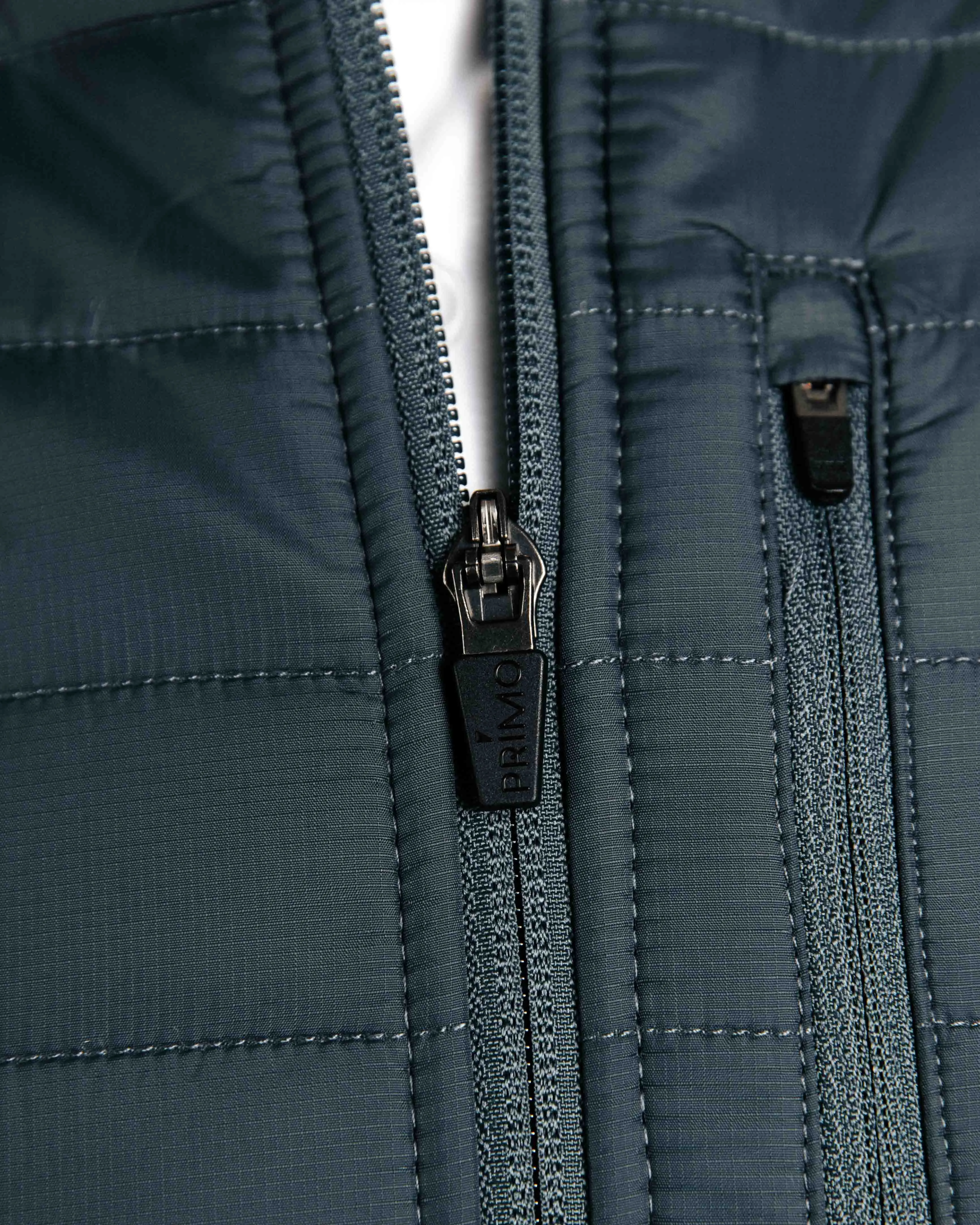 Dark Gray Puff Vest,Men Top
