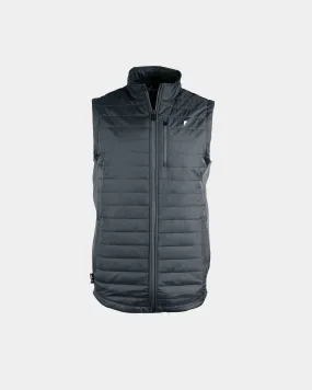 Dark Gray Puff Vest,Men Top