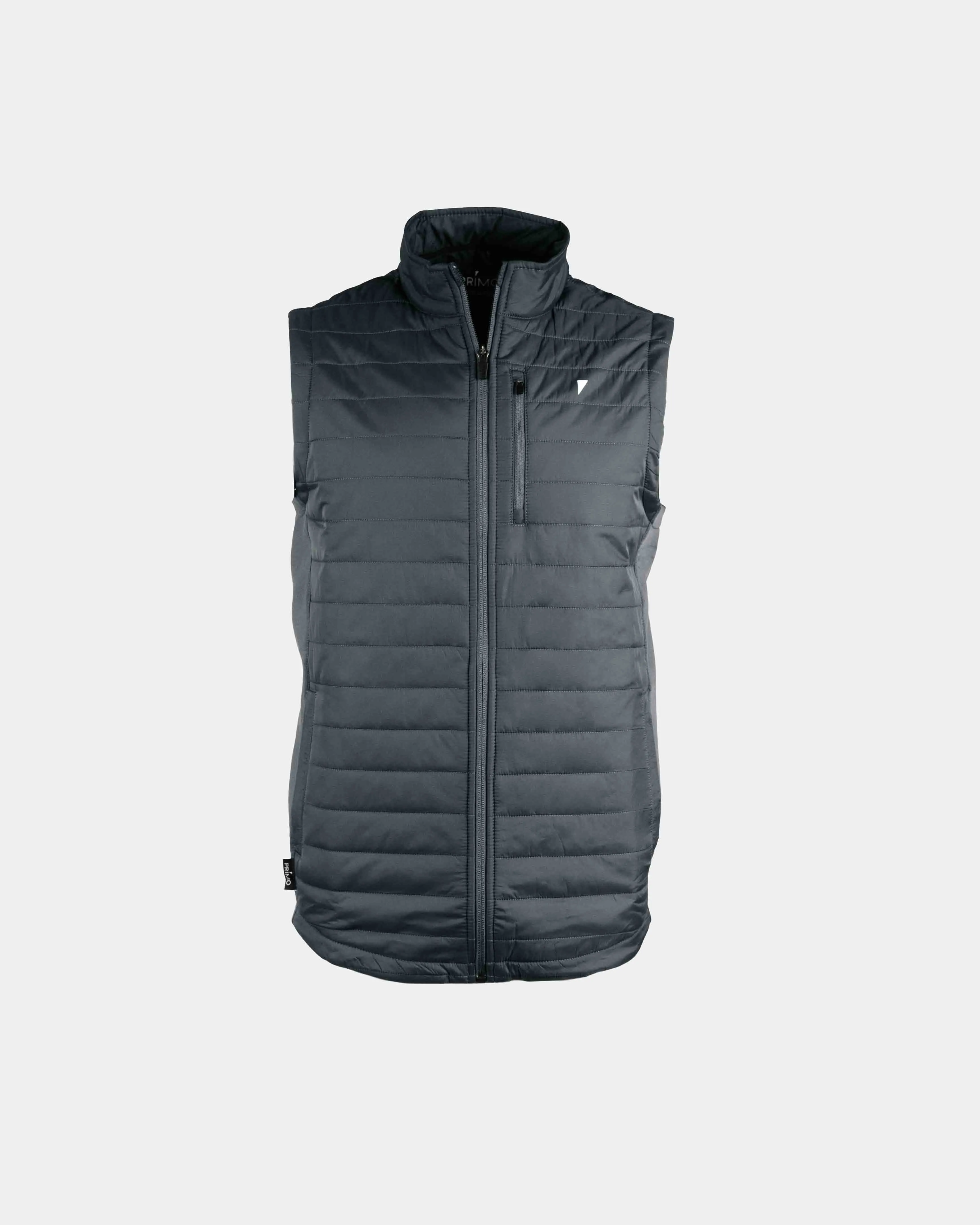 Dark Gray Puff Vest,Men Top