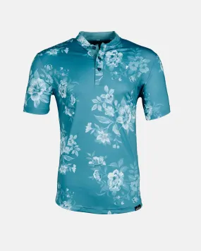 Dusk Bloom Blade Polo,Men Top