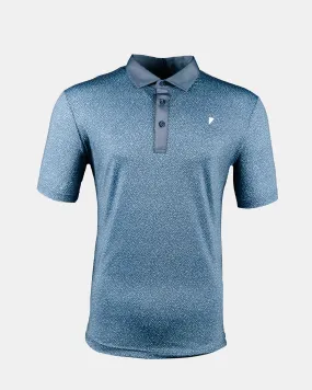 Dusty Blue Pebble Classic Polo,Men Top