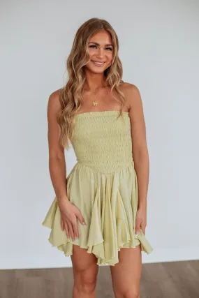 Evani Dress - Limeade