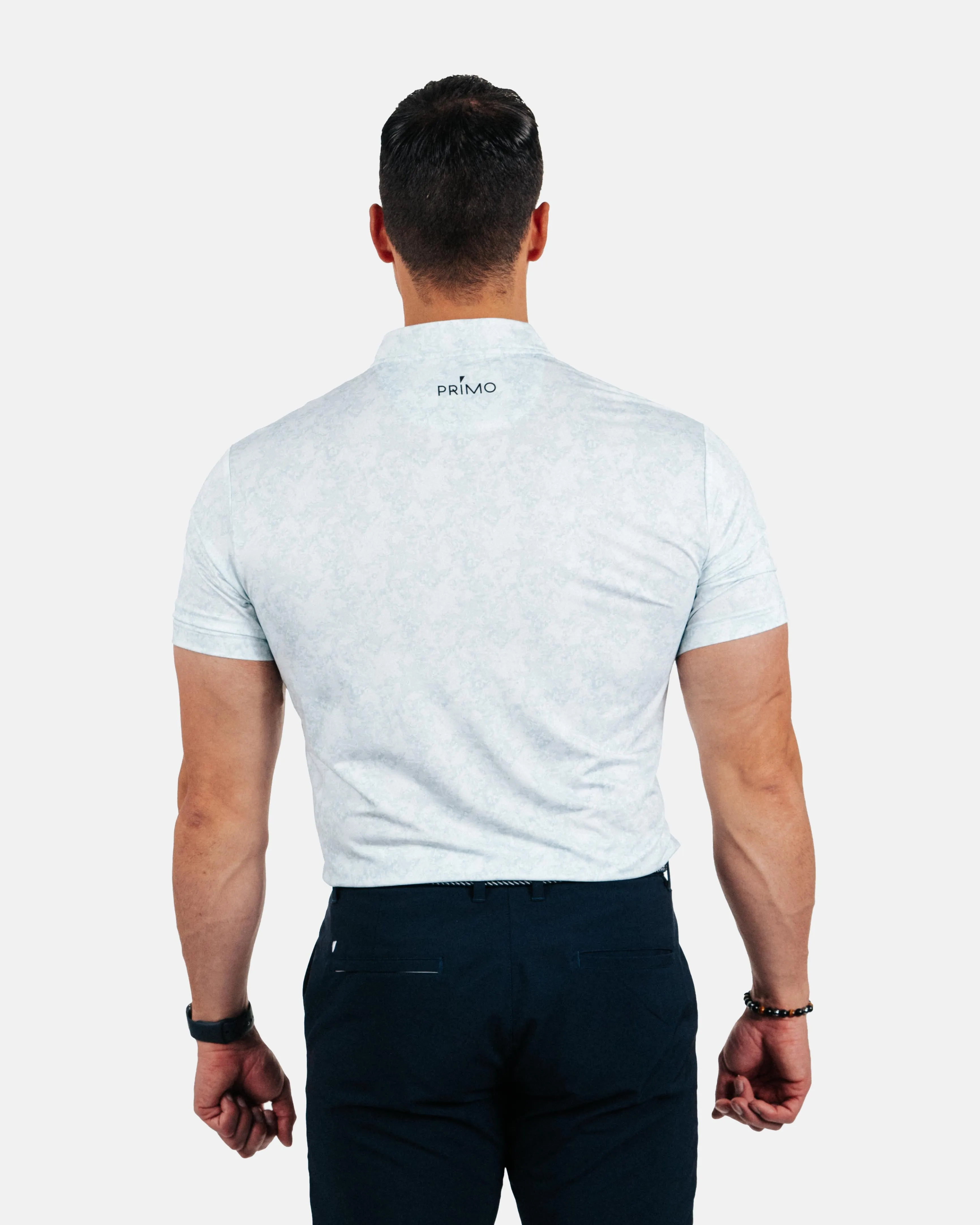 Frost Marble Blade Polo,Men Top