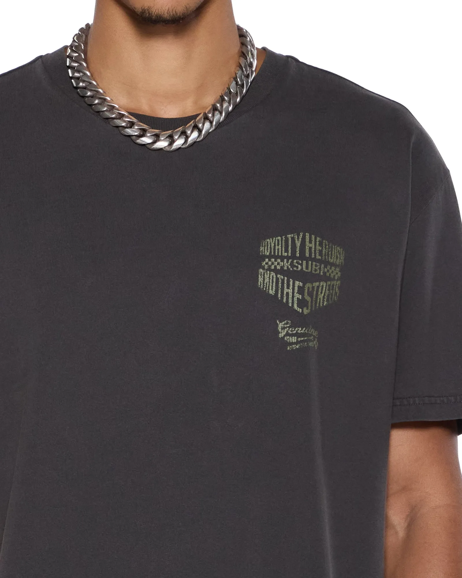 GARAGE BIGGIE SS TEE FADED BLACK