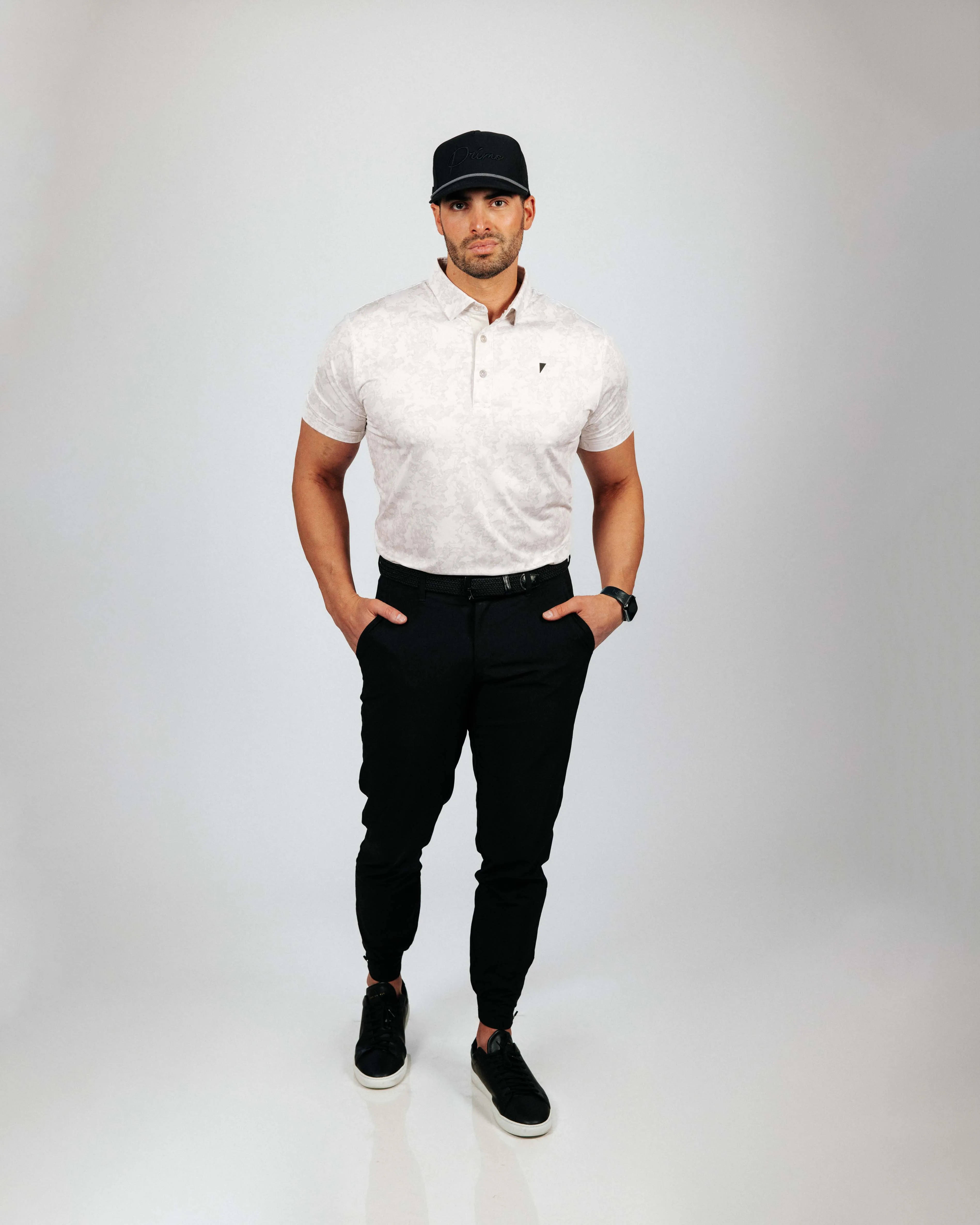 Gold Marble Classic Polo,Men Top