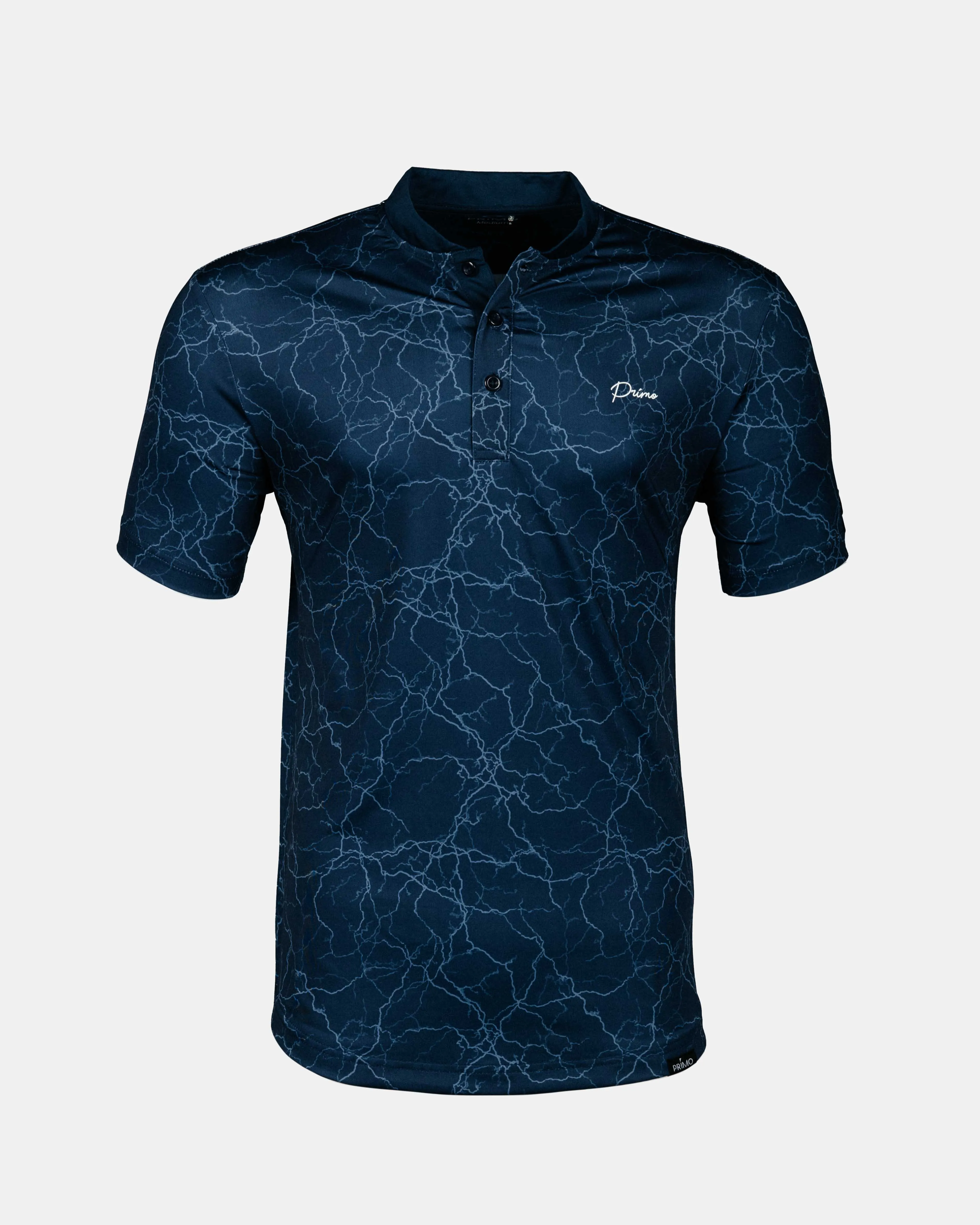 Grant Horvat Blue Bolt Blade Polo,Men Top