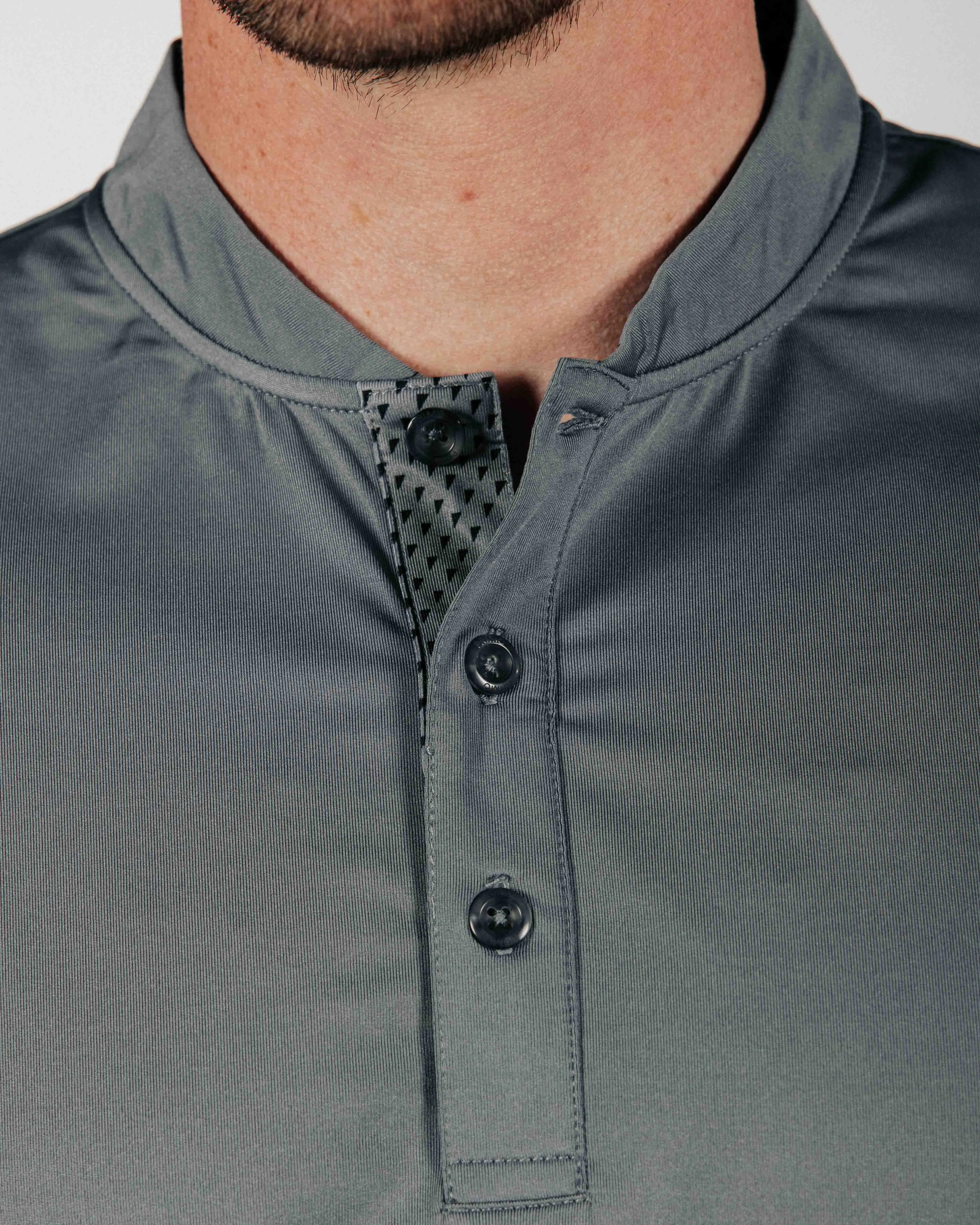 Gray Blade Polo,Men Top
