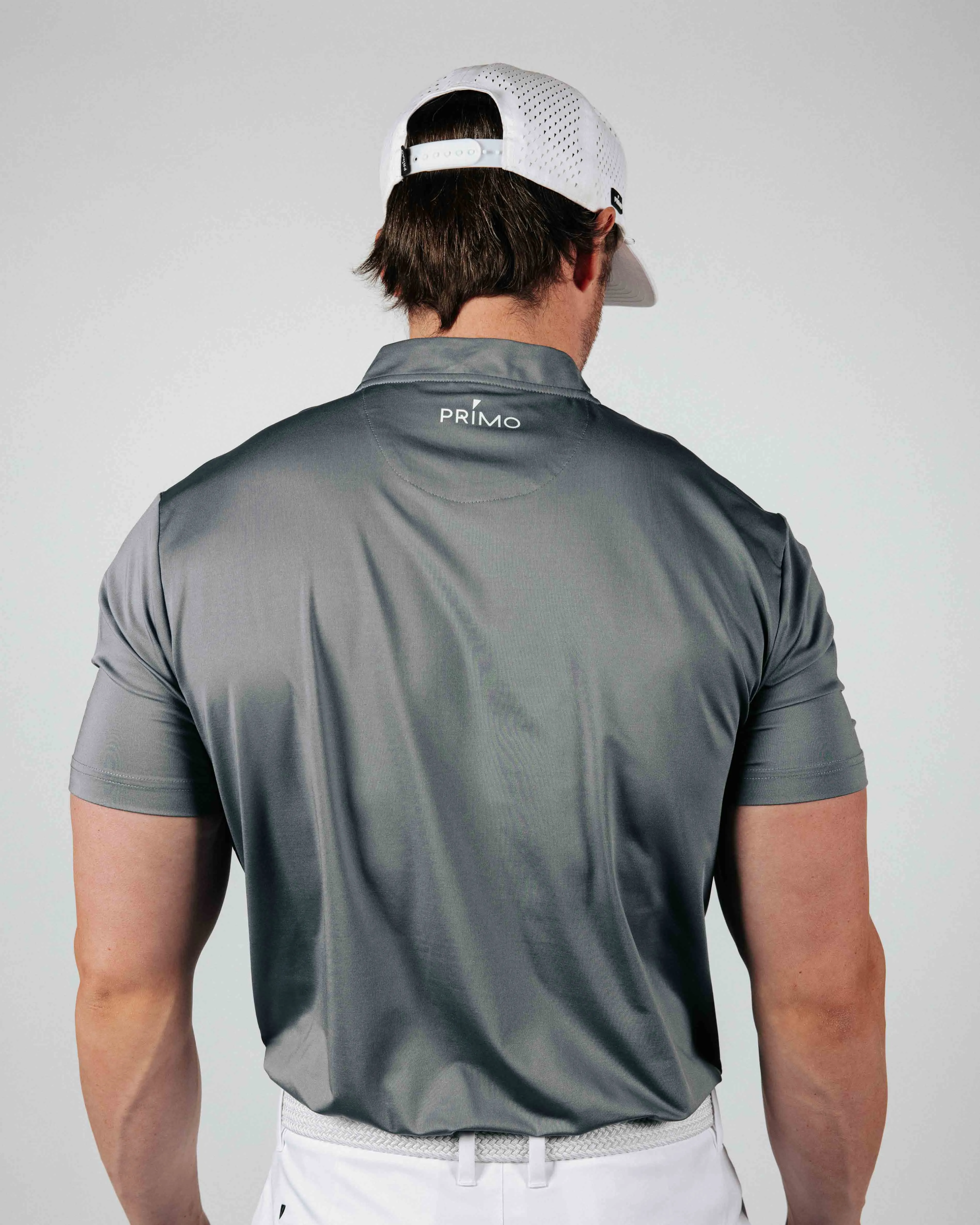 Gray Blade Polo,Men Top