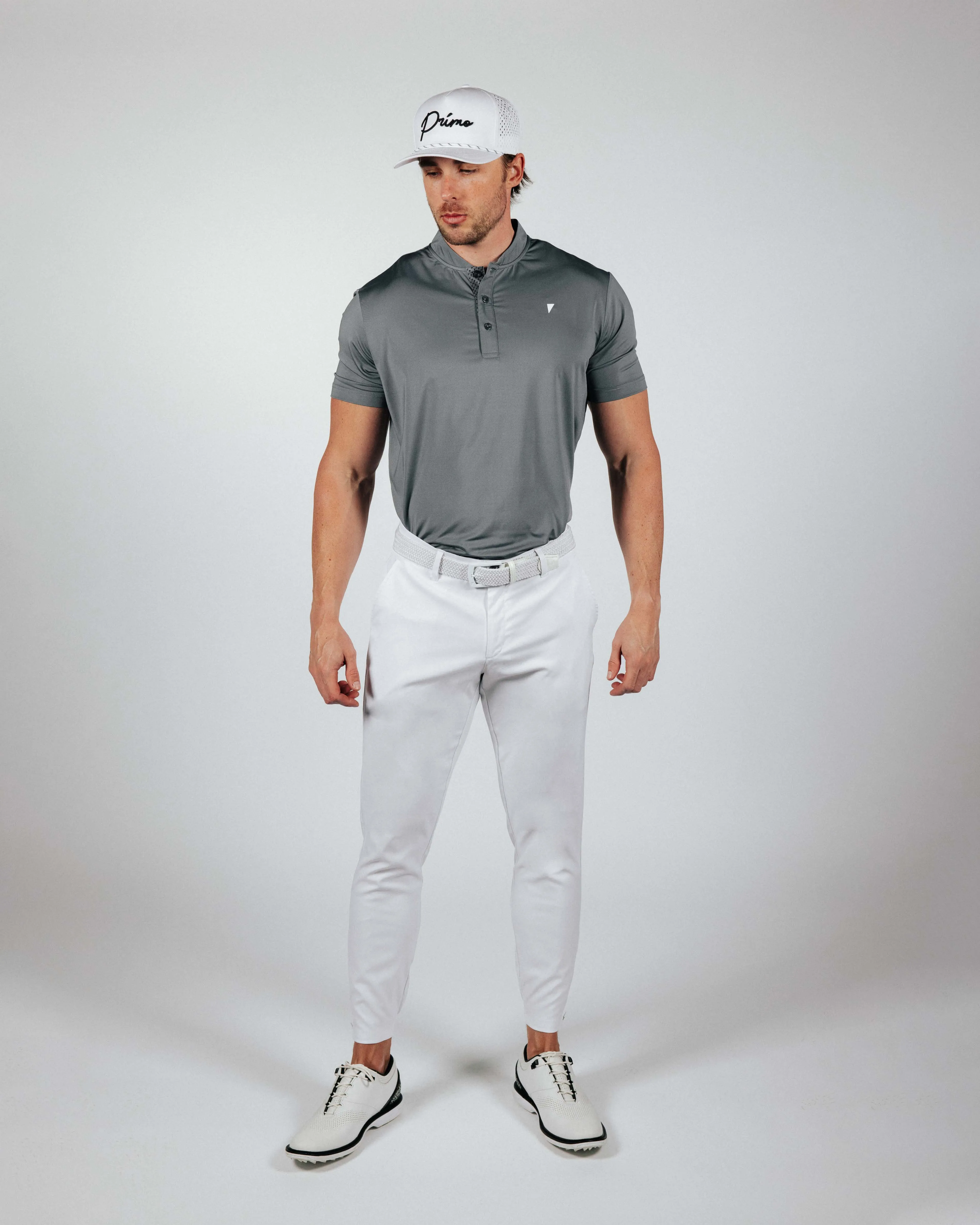 Gray Blade Polo,Men Top