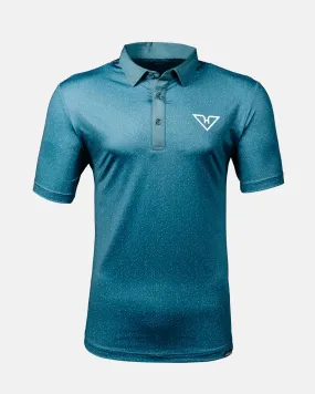 HyFlyers Slate Flecks Polo,Men Top