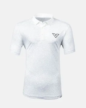 HyFlyers White Topo Polo,Men Top