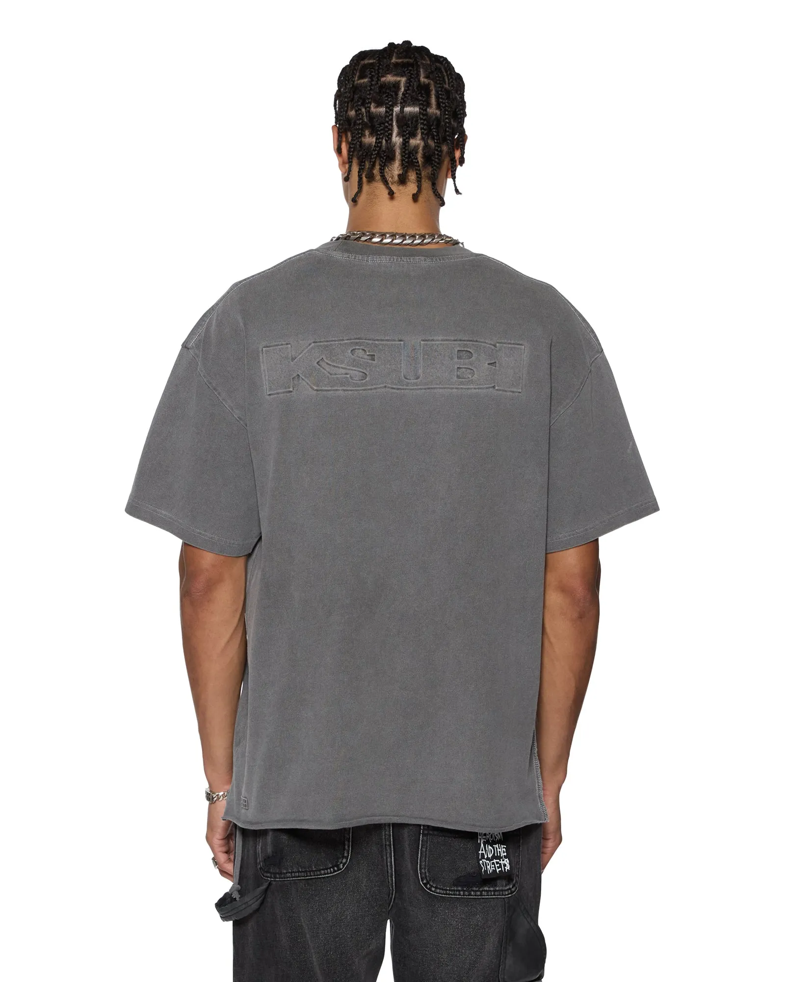 INTRUDER EKCESS SS TEE CHARCOAL