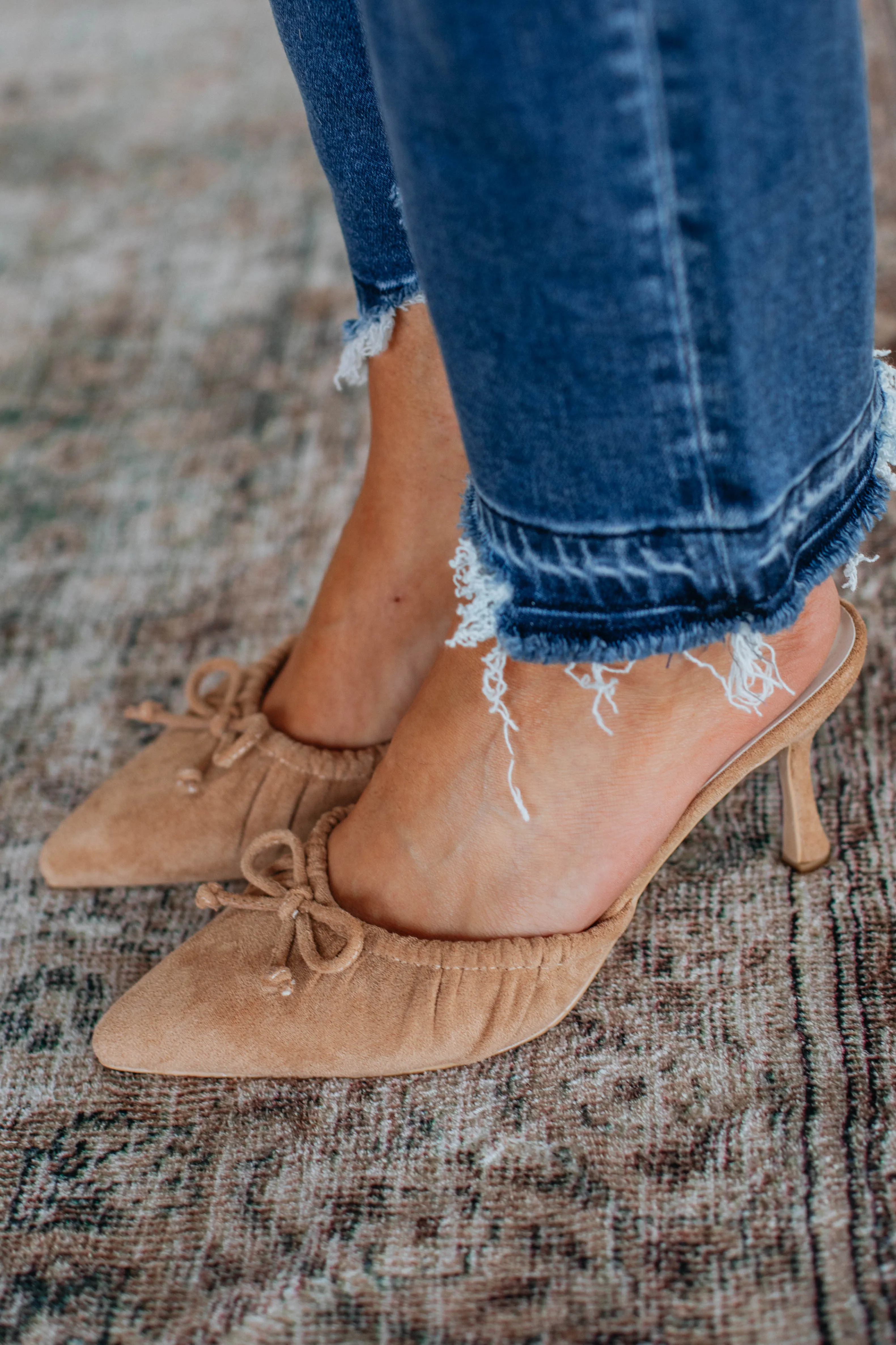 Keep Me Posted Heels - Sand