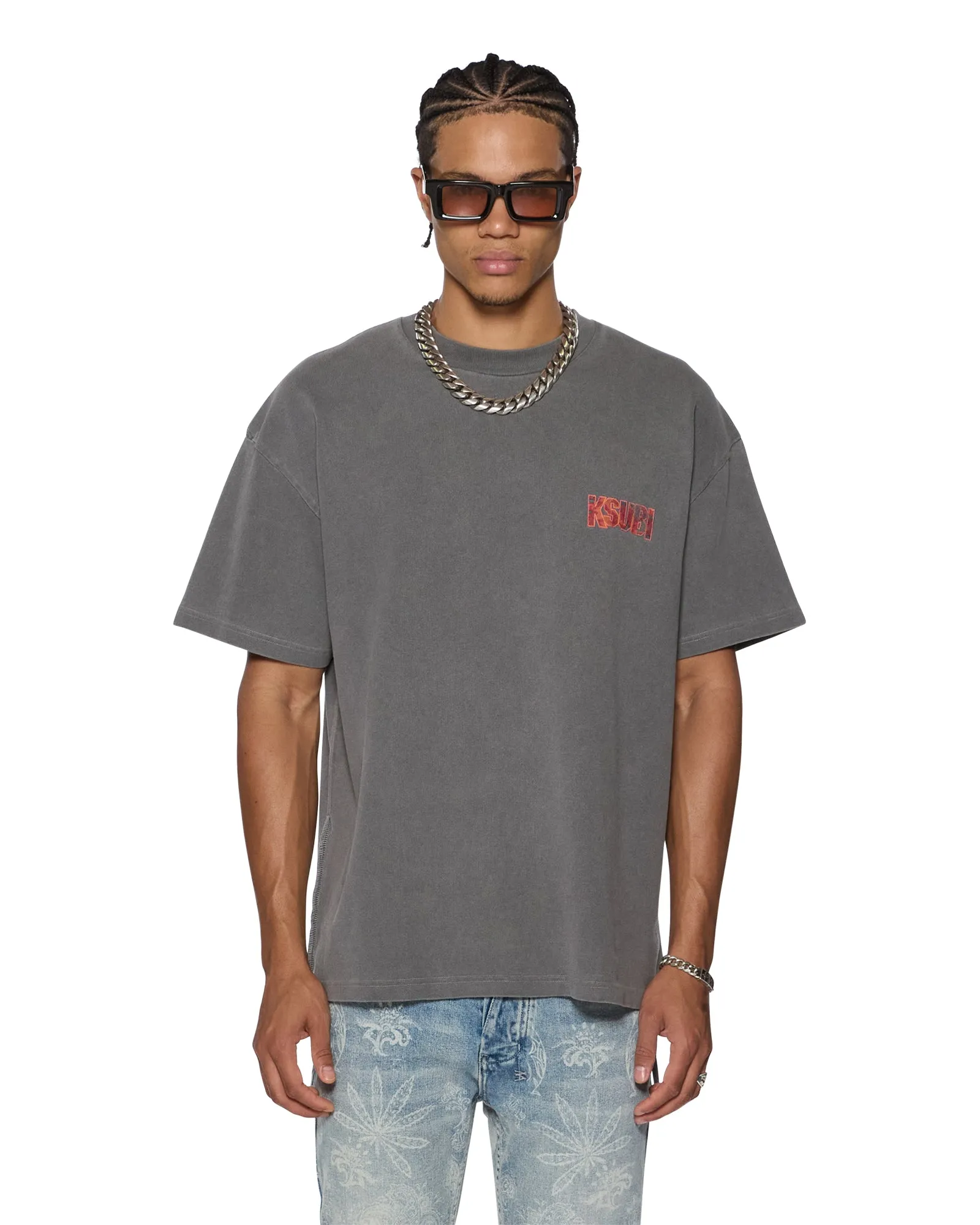 KICKSTART EKCESS SS TEE CHARCOAL