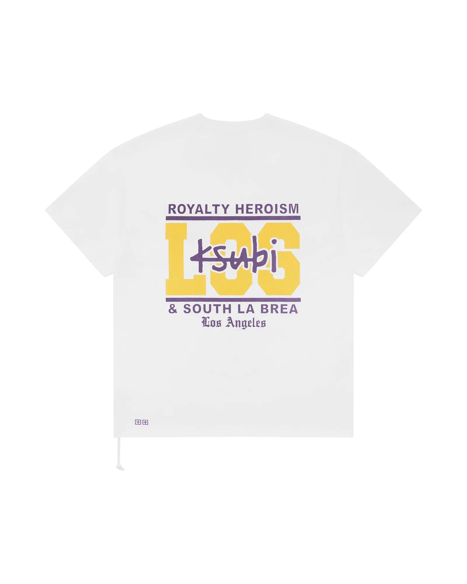 LA AND THE STREETS SS BIGGIE TEE WHITE