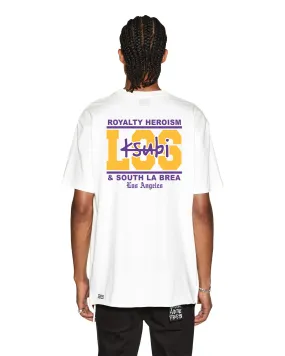 LA AND THE STREETS SS BIGGIE TEE WHITE