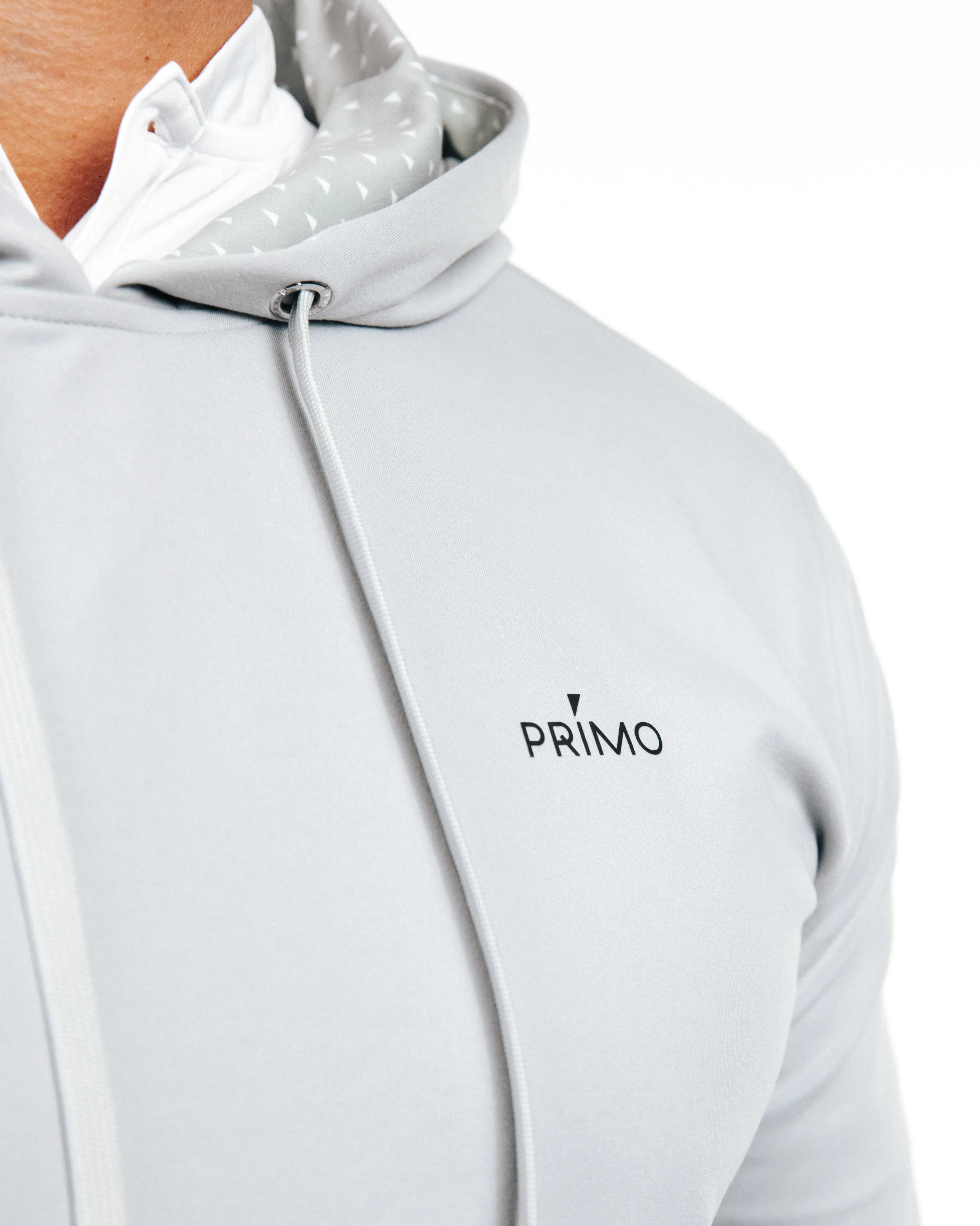 Light Gray Golf Hoodie,Men Top