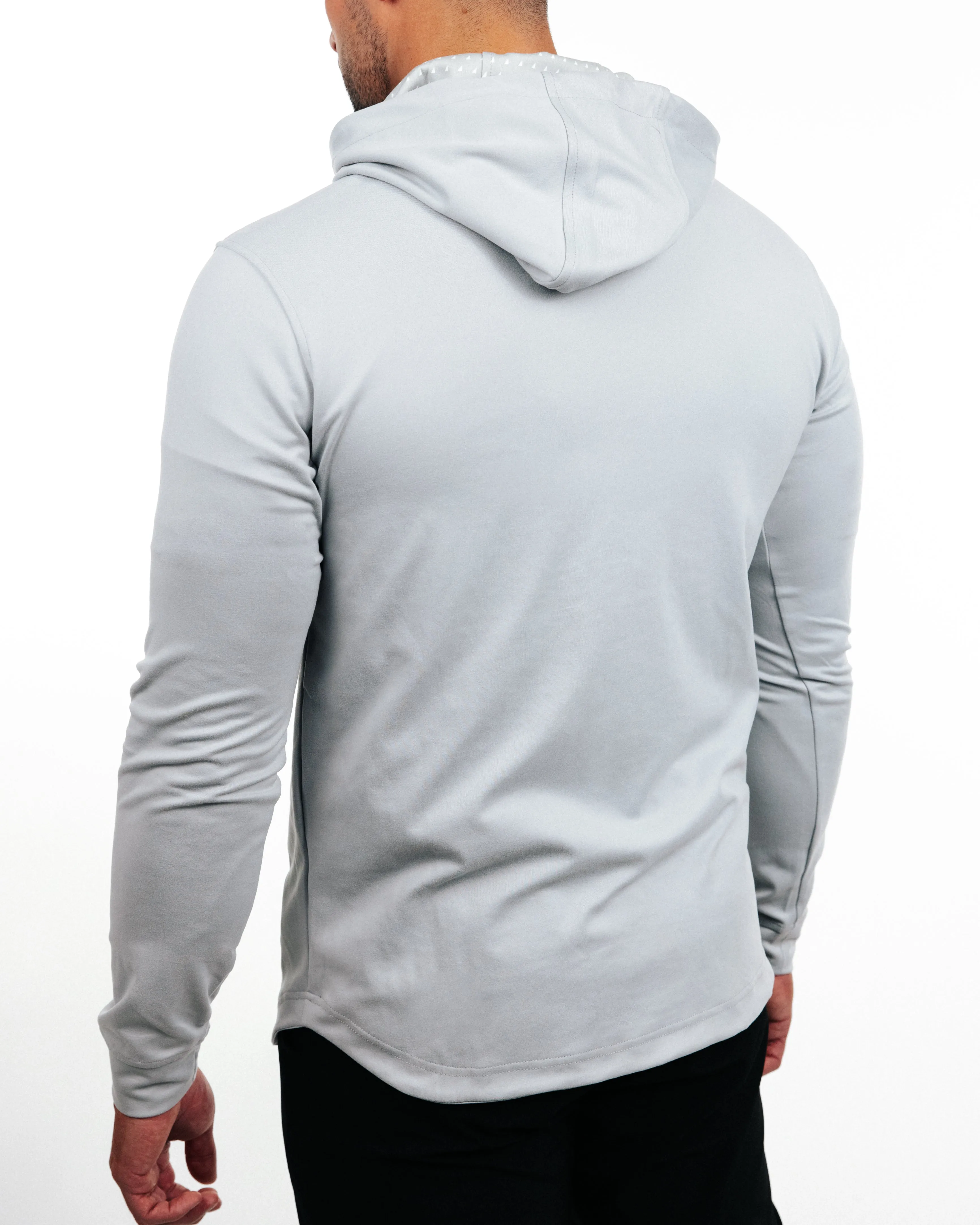Light Gray Golf Hoodie,Men Top