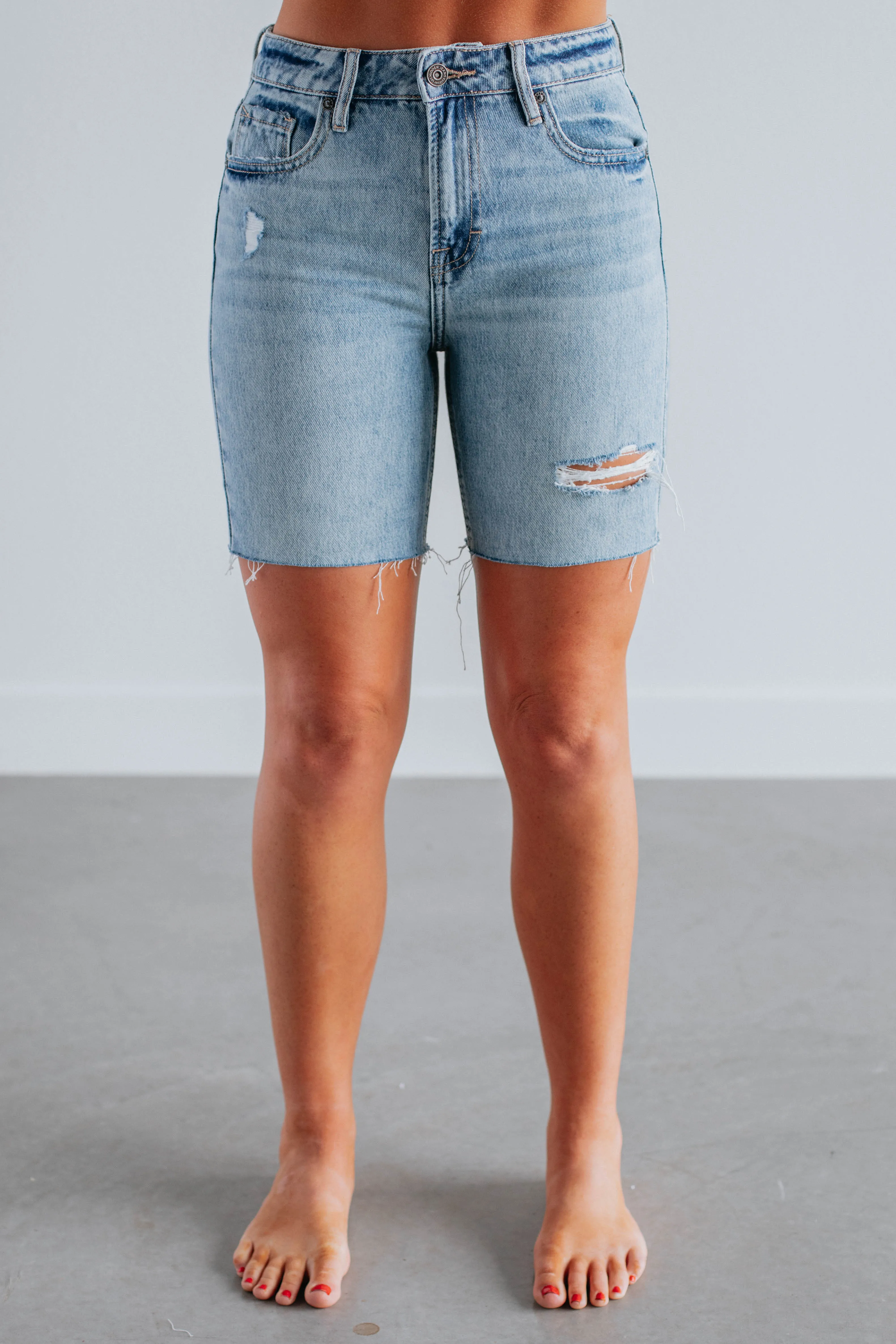 Marlin Hidden Shorts - Medium Wash