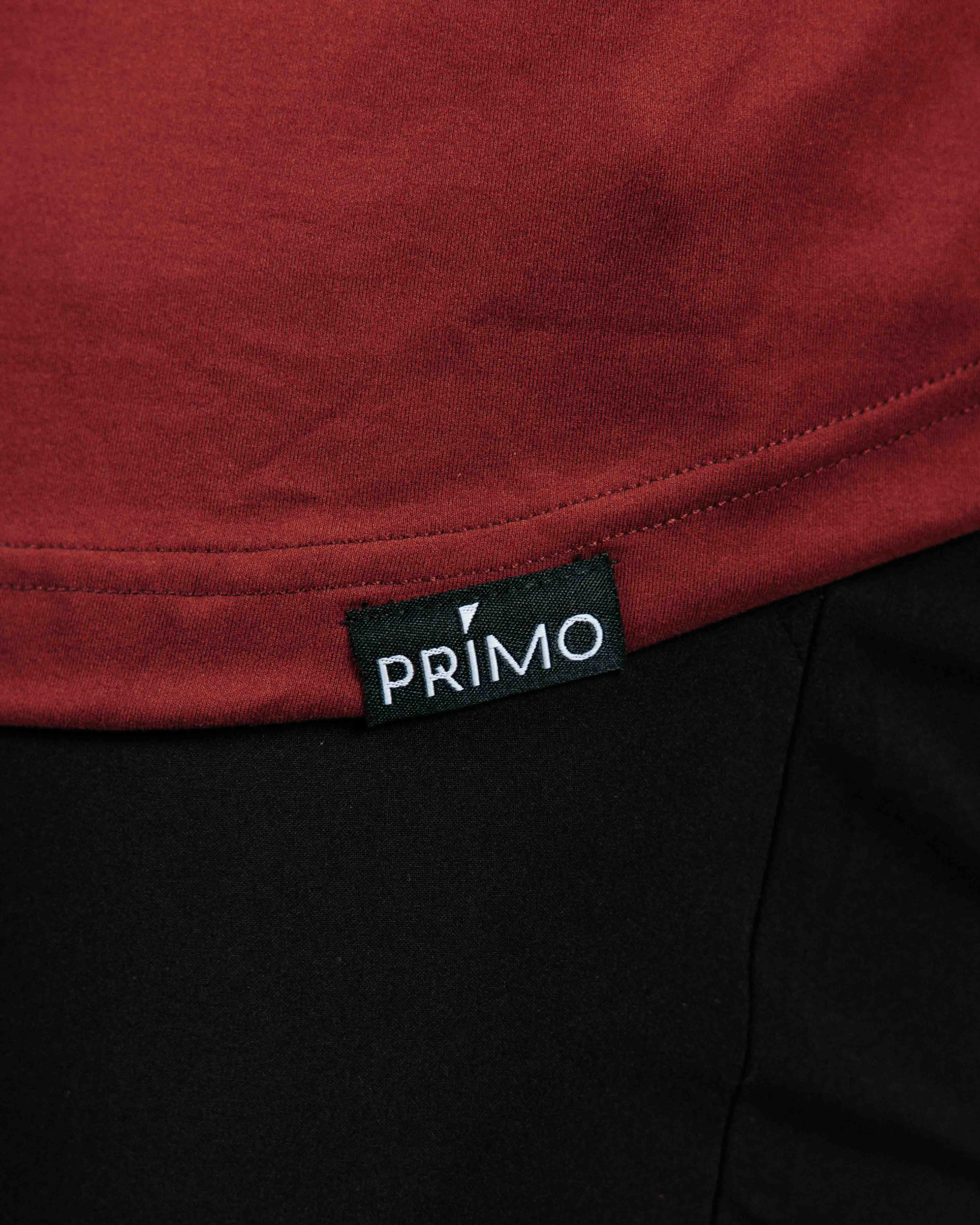 Maroon Blade Quarter Zip,Men Top