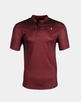 Maroon Pebble Blade Polo,Men Top