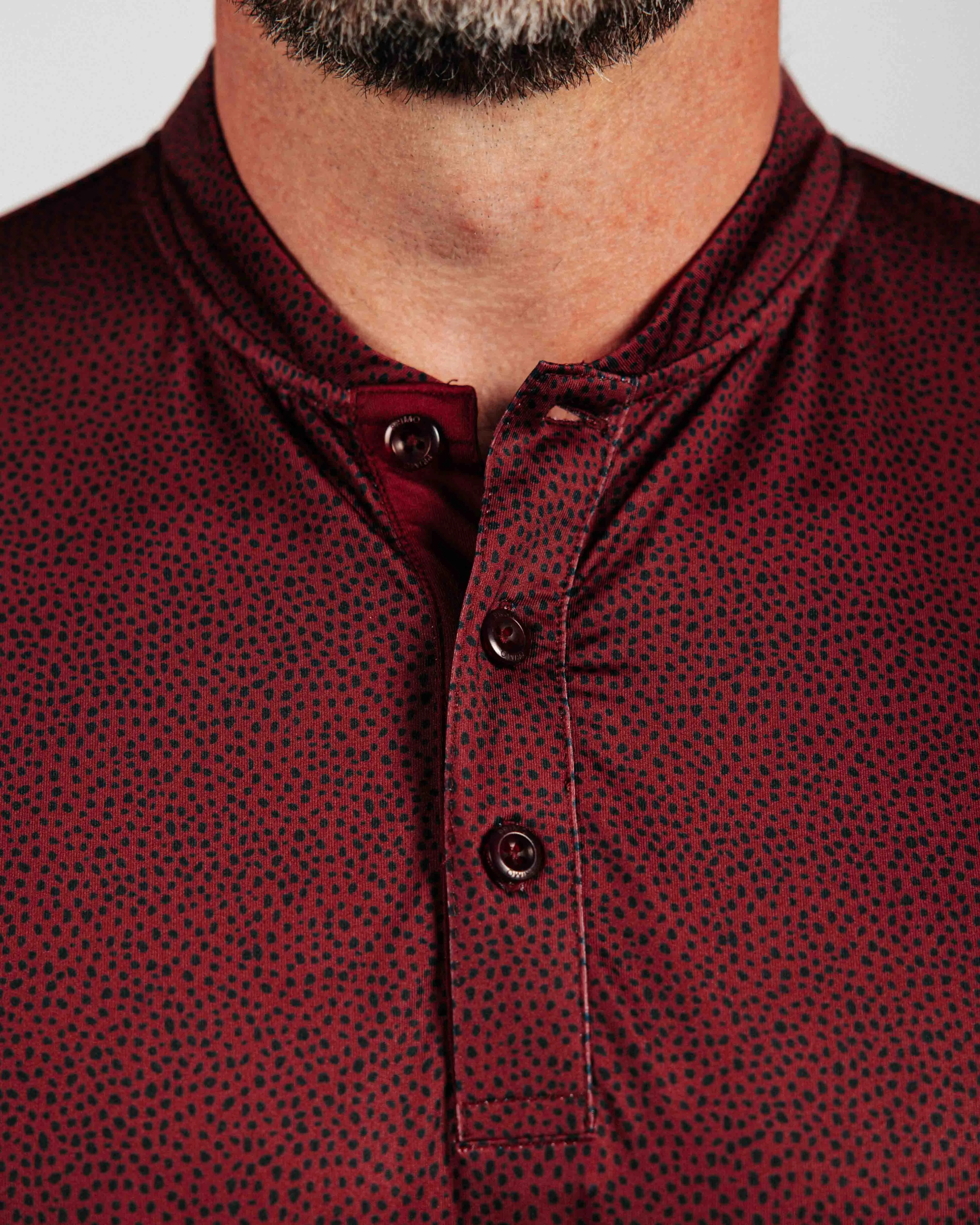 Maroon Pebble Blade Polo,Men Top