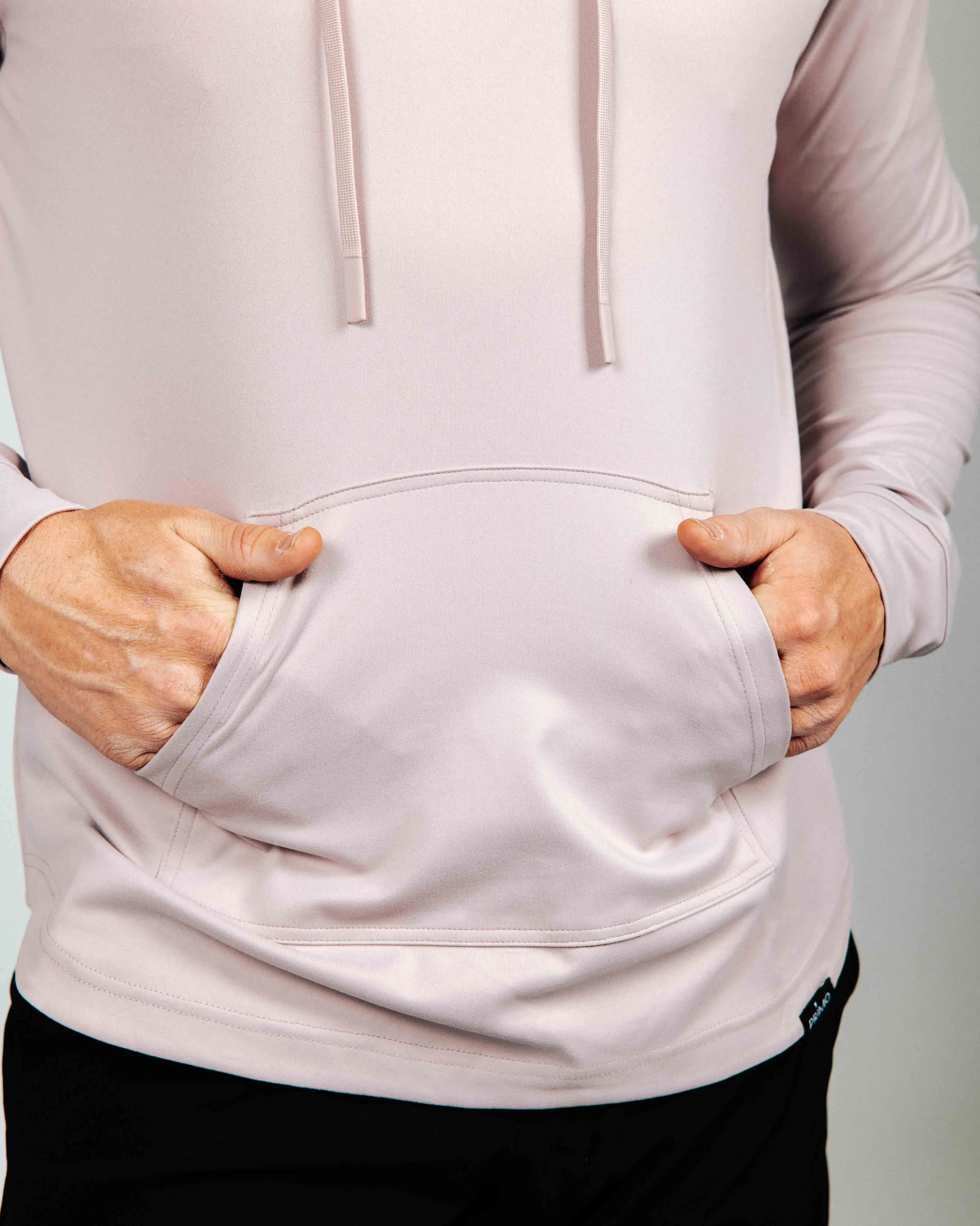 Mauve Islander Golf Hoodie,Men Top