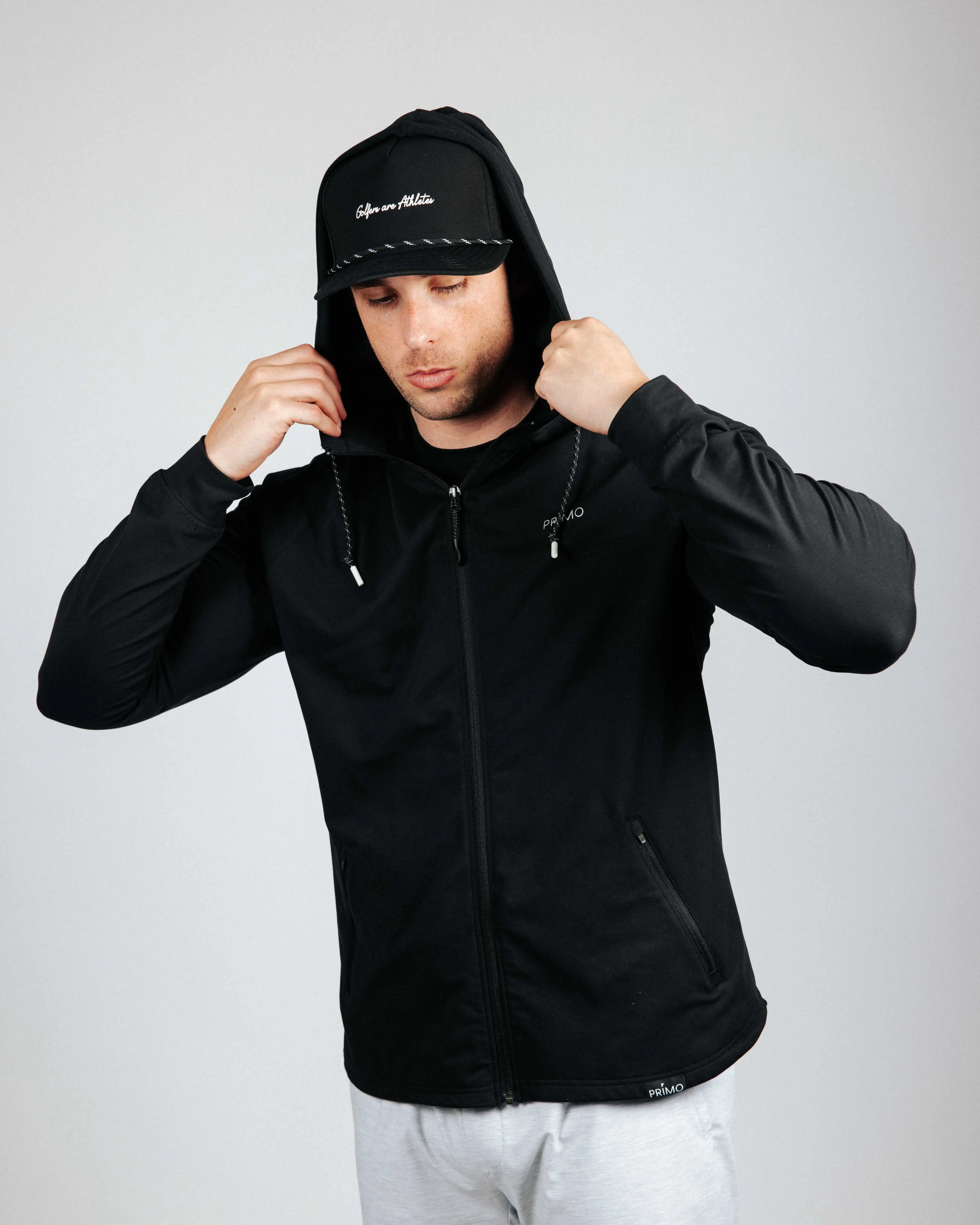 Men's Black Active Jacket,Men Top