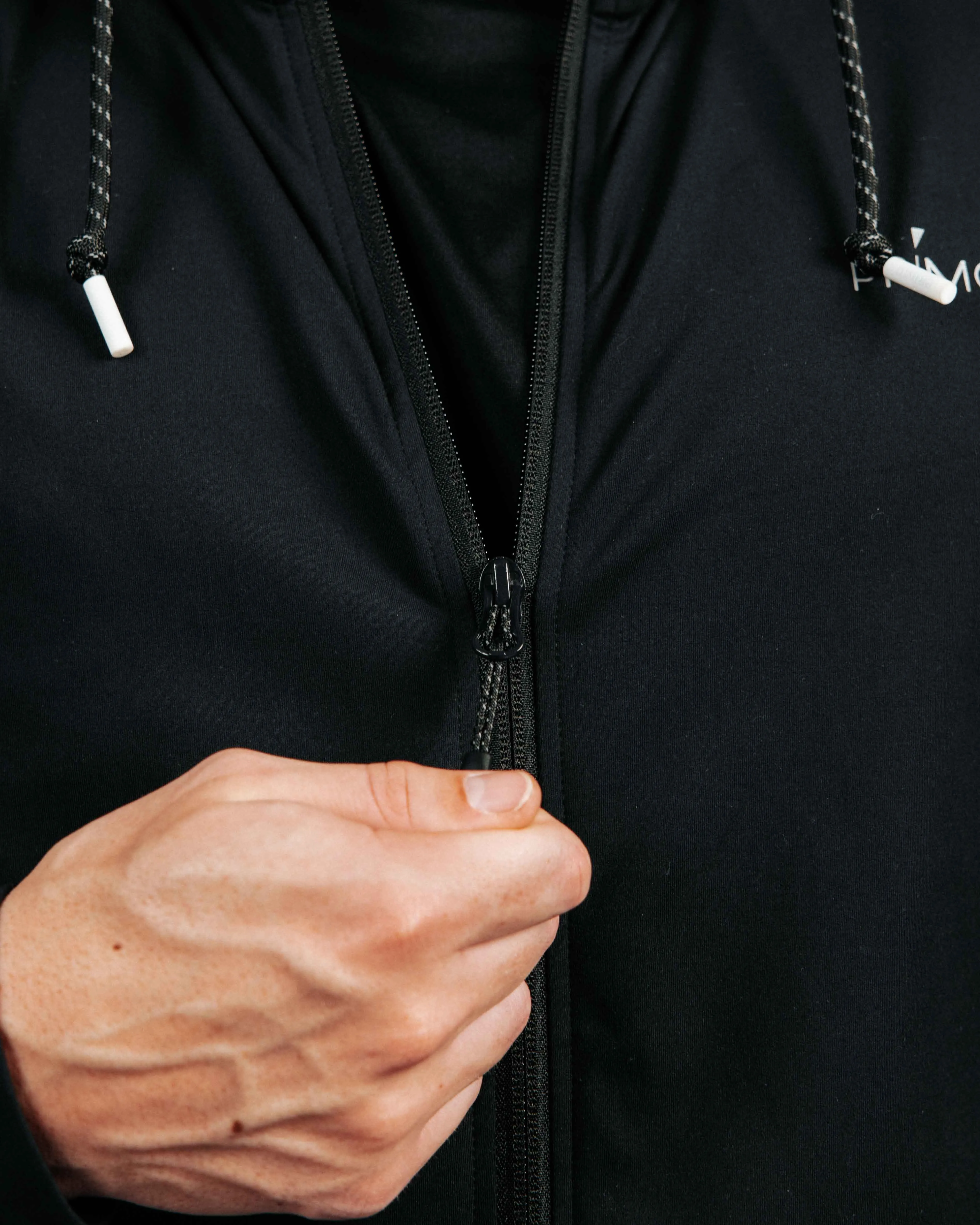 Men's Black Active Jacket,Men Top