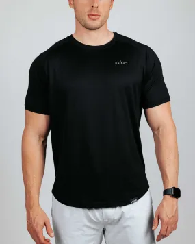 Men's Black Active Tee,Men Top