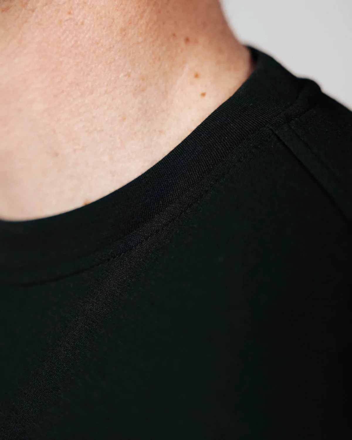 Men's Black Golf Crew Neck,Men Top