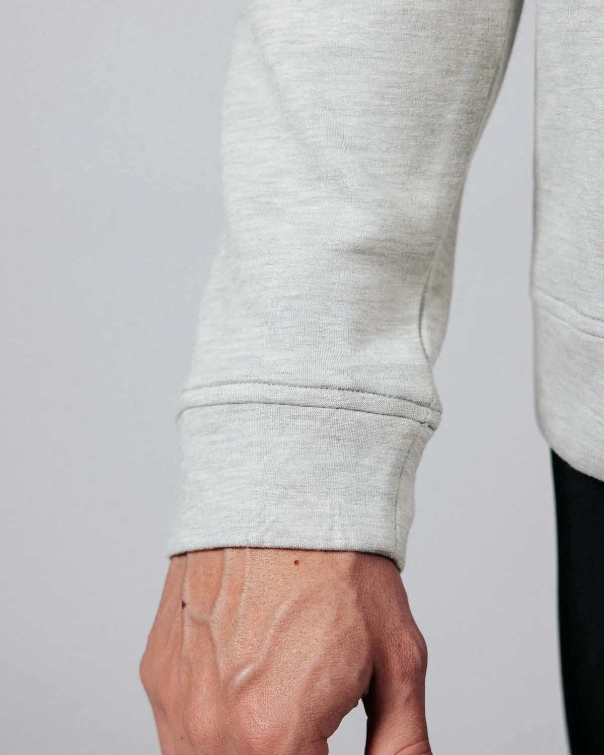 Men's Heather Gray Golf Crew Neck,Men Top